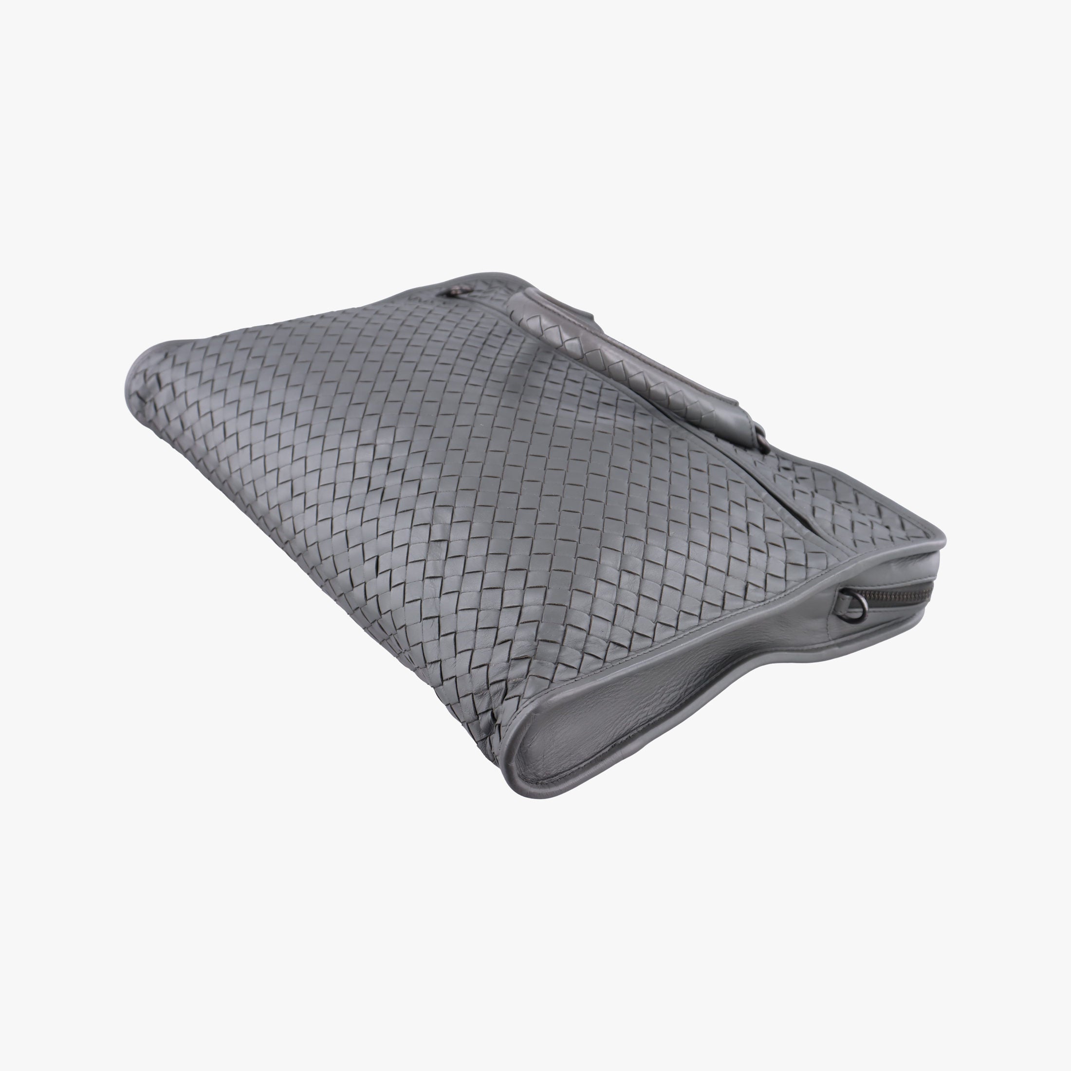 Intrecciato Grey lambskin B02802370Fイントレチャート グレー ラムスキン B02802370F