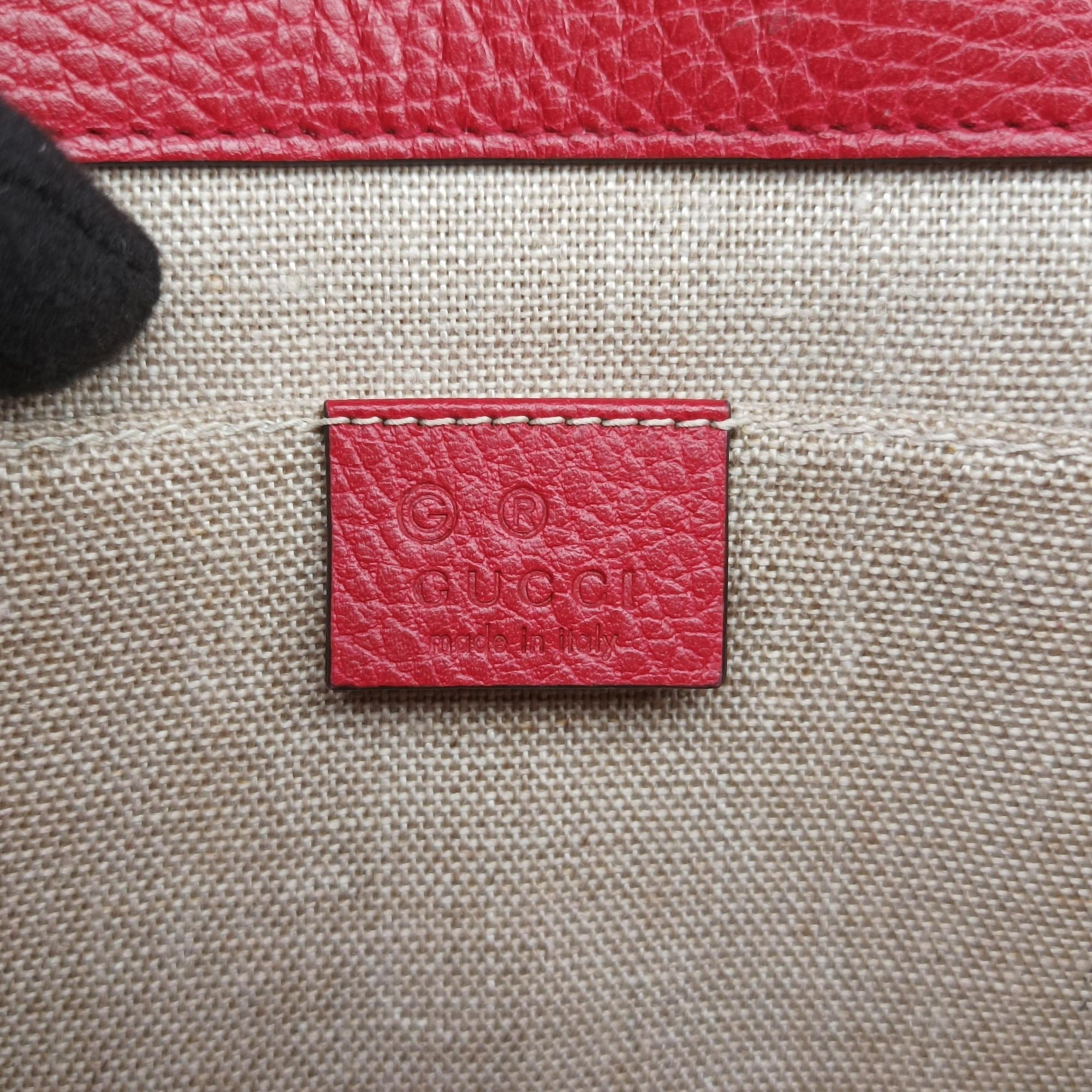 Interlocking G Red Leather 510304 C031640128インターロッキングG レッド レザー 510304 C031640128