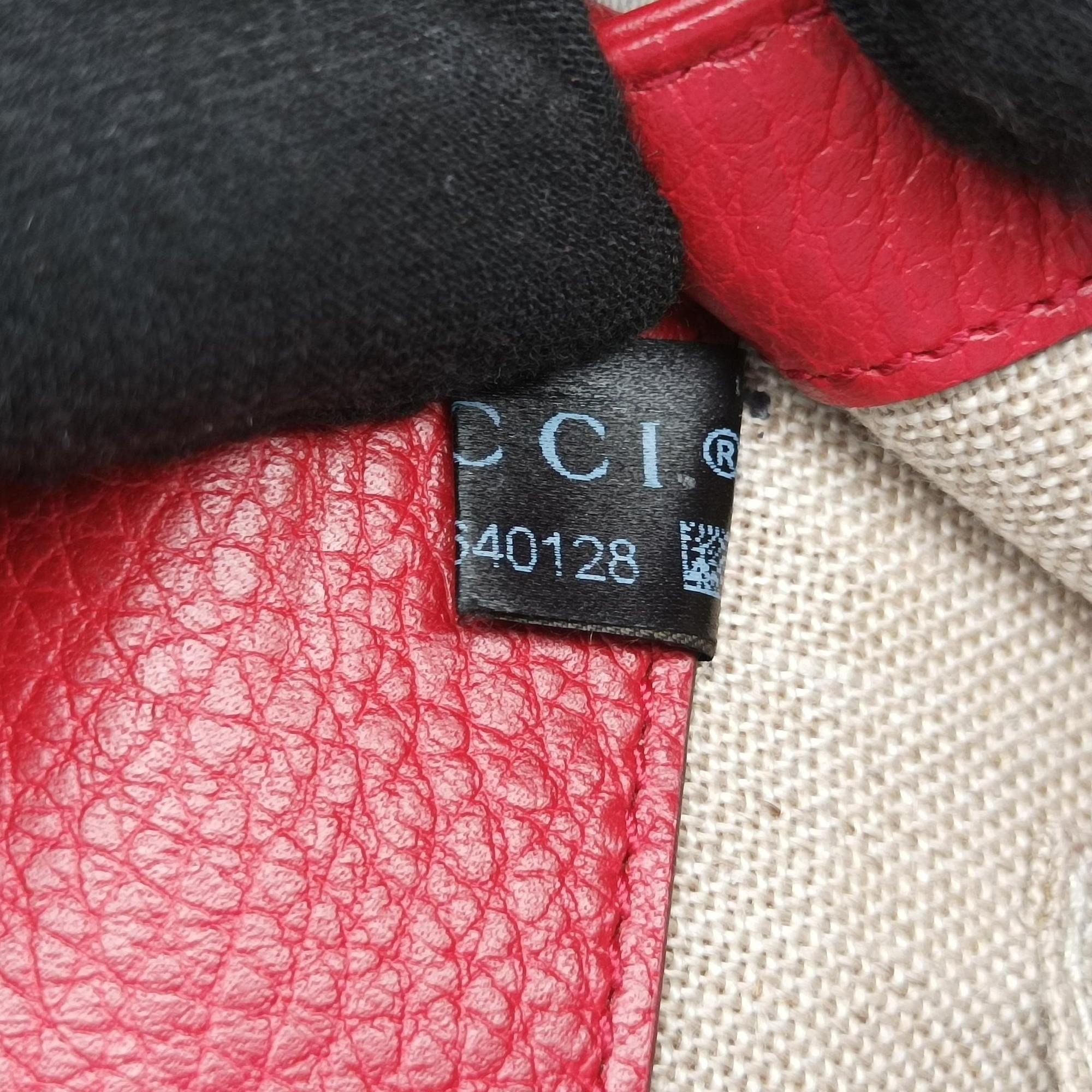 Interlocking G Red Leather 510304 C031640128インターロッキングG レッド レザー 510304 C031640128