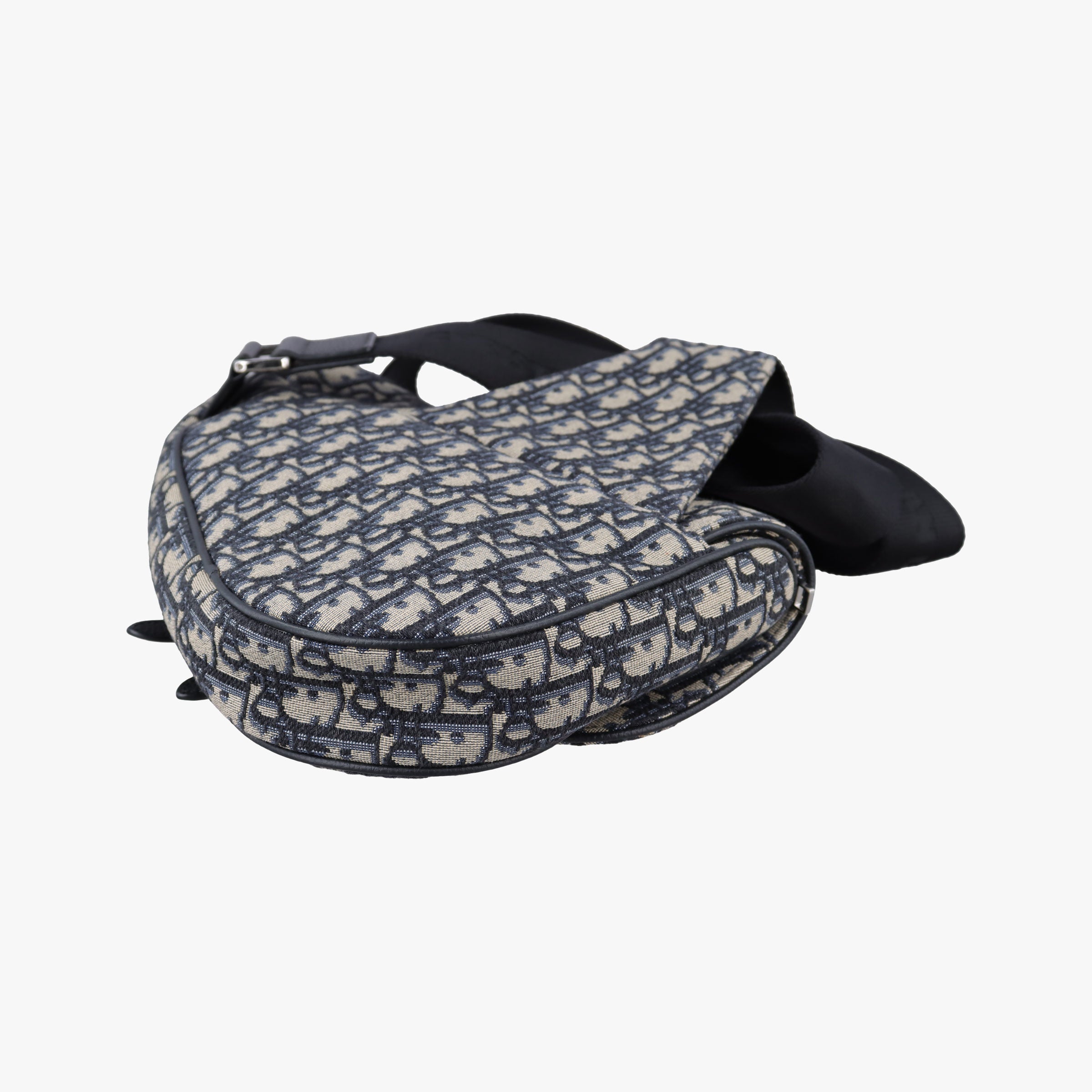 saddle Navy Jacquard×Leather 26-BO-1220サドル ネイビー ジャガード×レザー 26-BO-1220