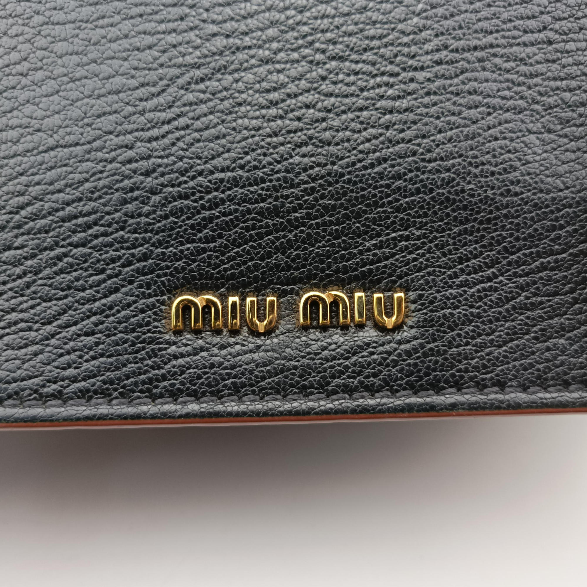 Miu Lady Black Leather 235ミュウレディ ブラック レザー 235
