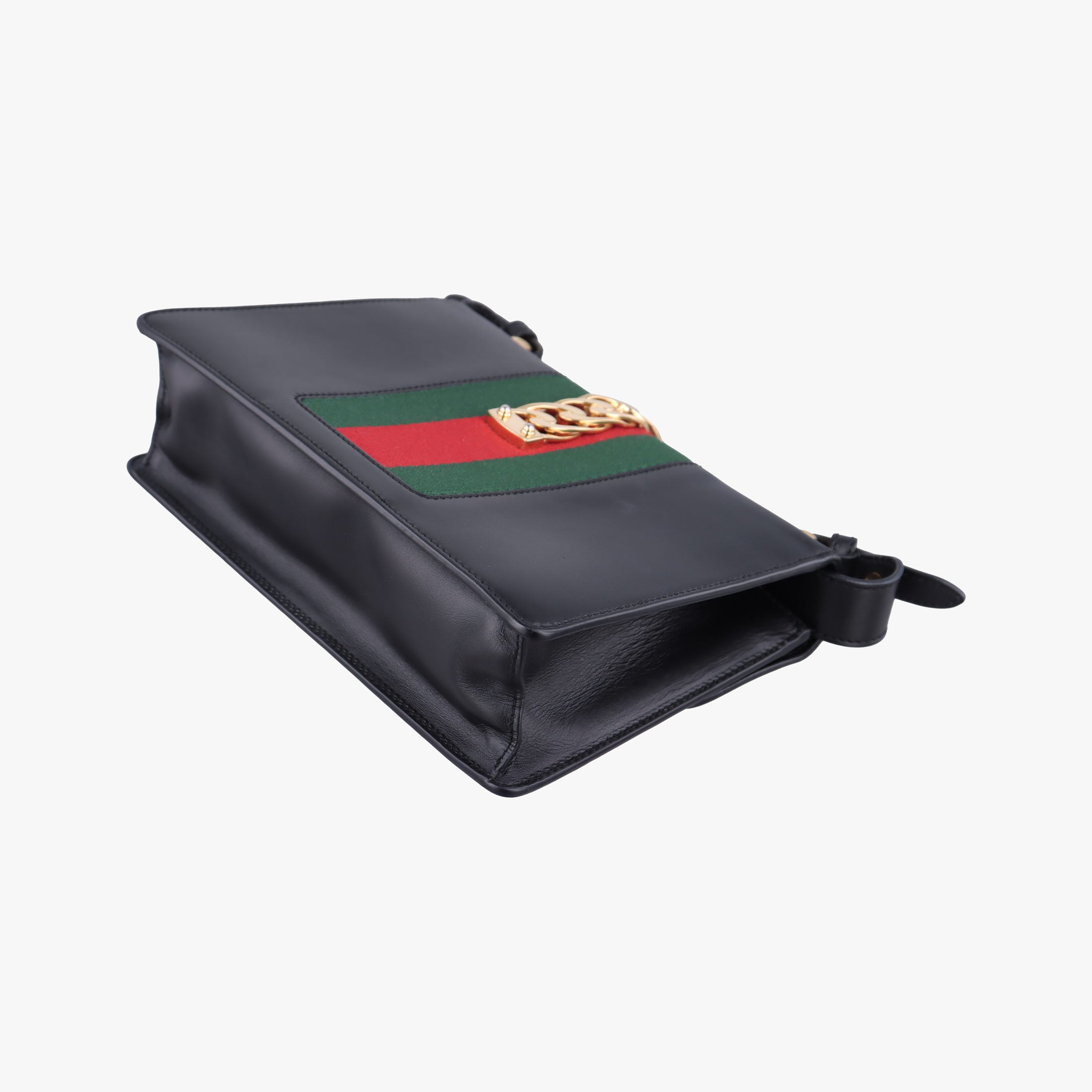 Sylvie Black×green×red Leather 421882 E019985293シルヴィ ブラック×グリーン×レッド レザー 421882 E019985293