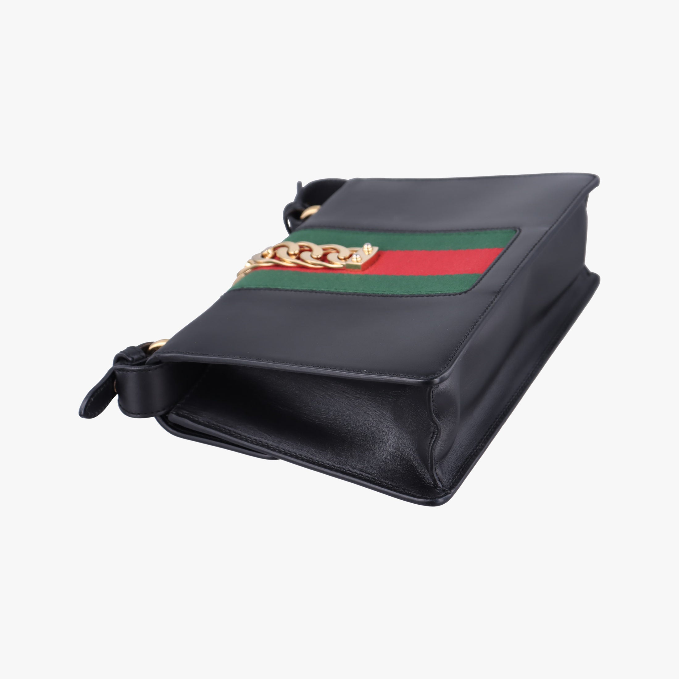 Sylvie Black×green×red Leather 421882 E019985293シルヴィ ブラック×グリーン×レッド レザー 421882 E019985293