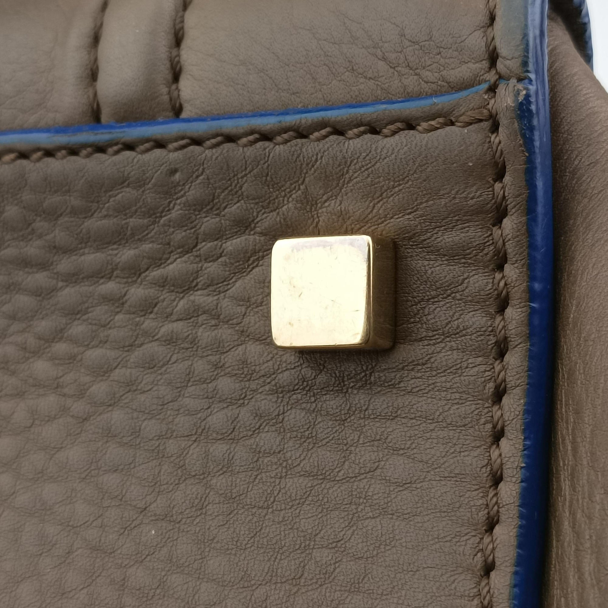 Luggage Small Square Phantom Brown Leather F-TB-0142ラゲージスモールスクエアファントム ブラウン レザー F-TB-0142
