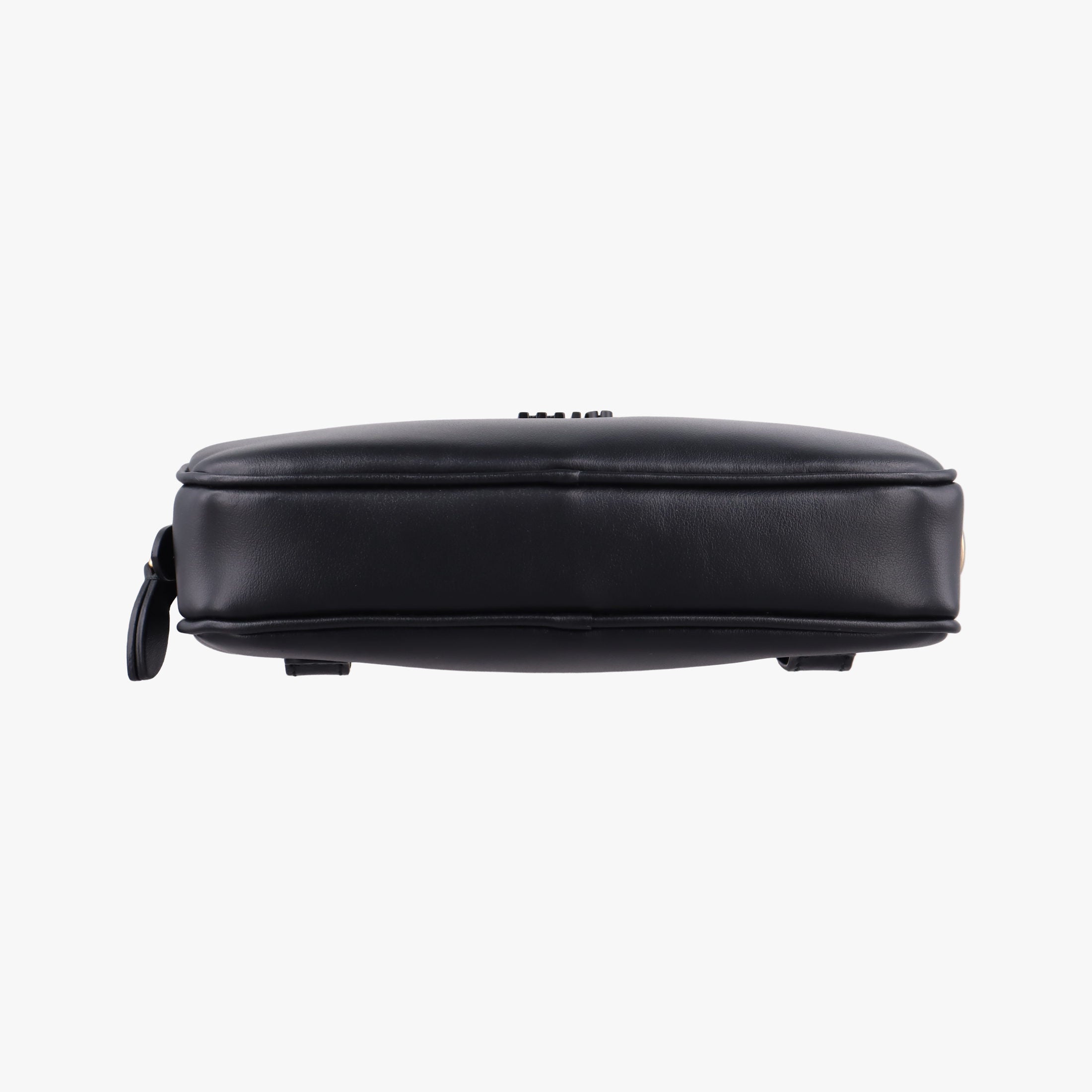Logo belt Black leather DNP104ロゴベルト ブラック レザー DNP104