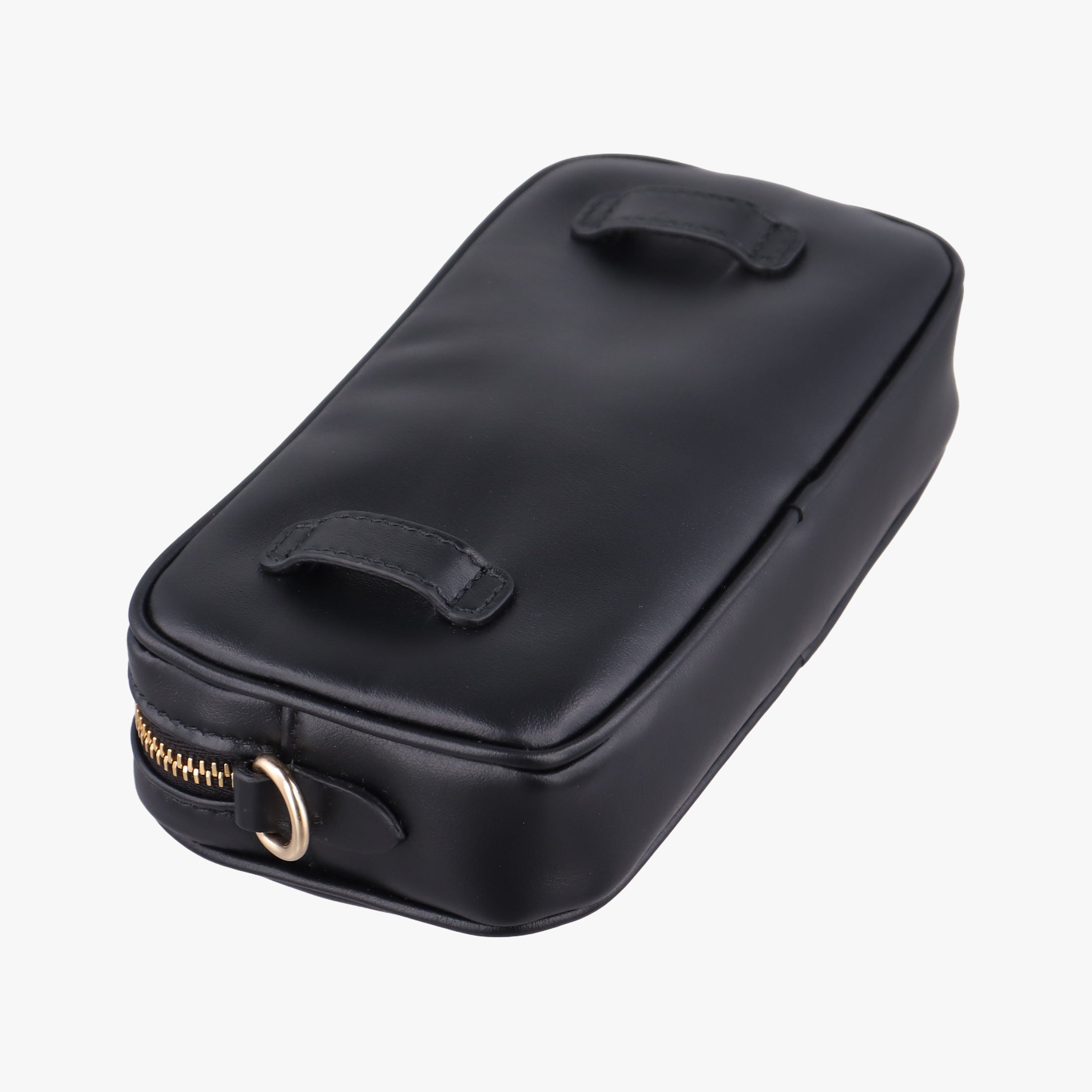 Logo belt Black leather DNP104ロゴベルト ブラック レザー DNP104