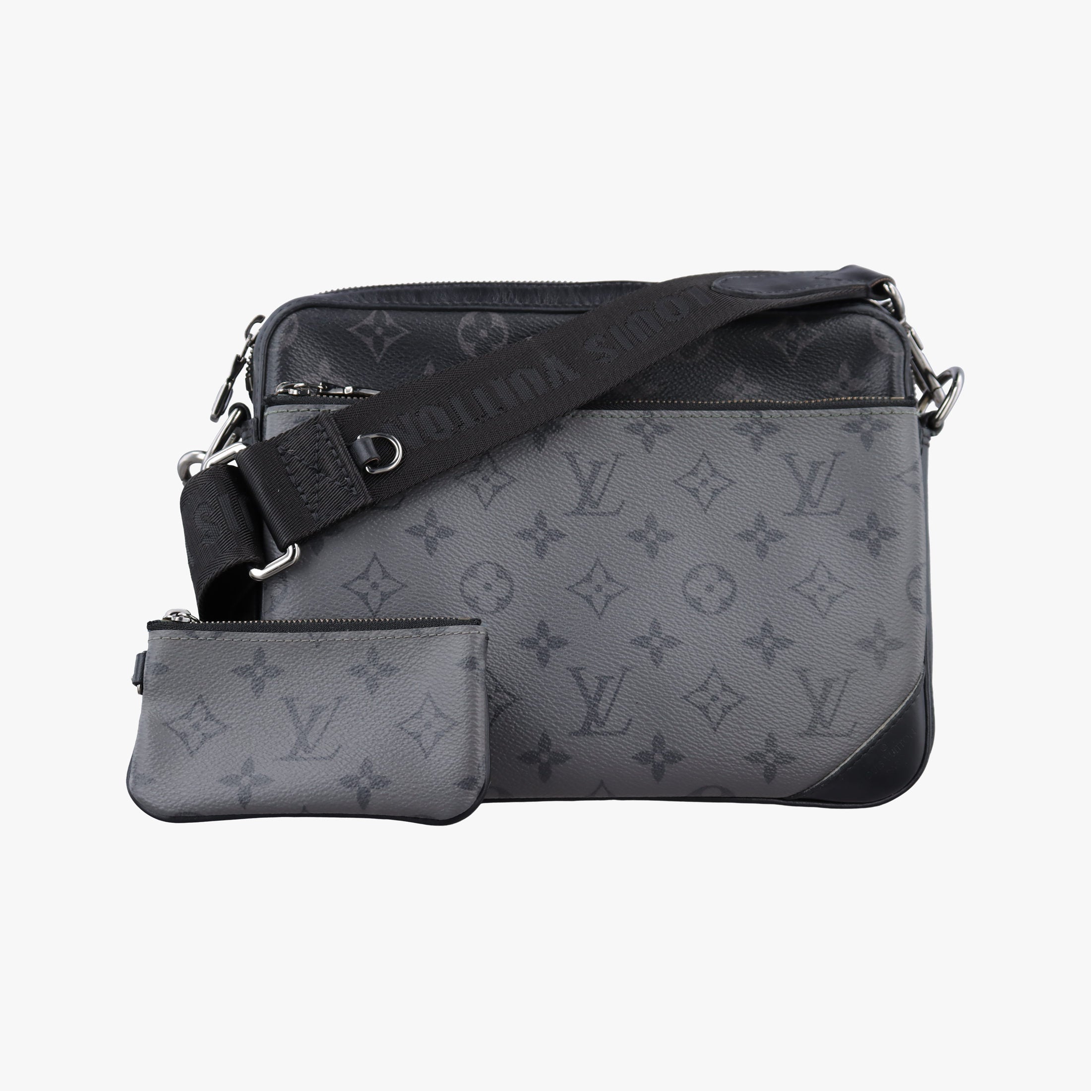 Trio Messenger black Monogram Eclipse Reverse M69443 IC Chipトリオ メッセンジャー ブラック モノグラム エクリプス リバース M69443 ICチップ