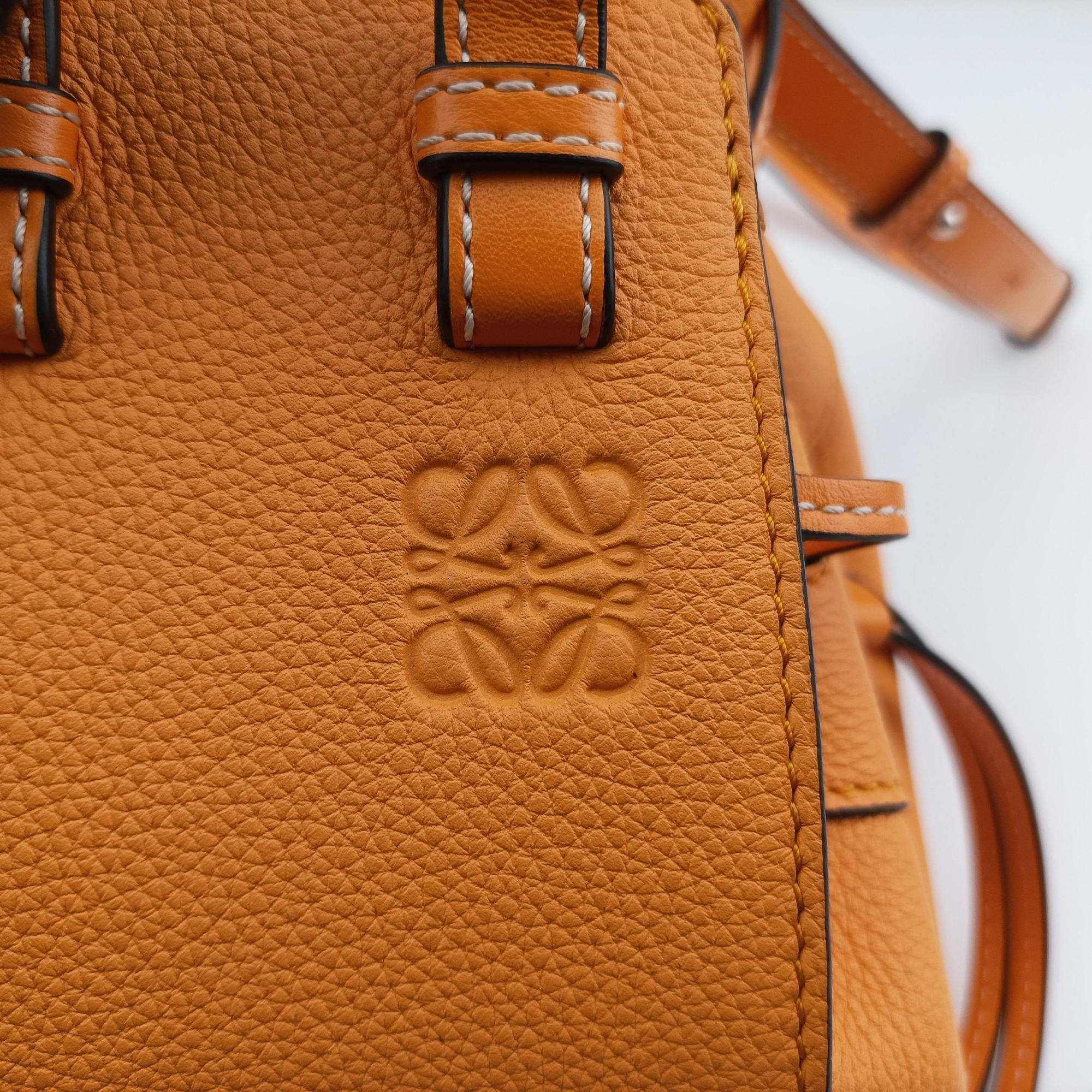 Hammock Drawstring Mini Orange Leather 061846ハンモックドローストリング ミニ オレンジ レザー 061846