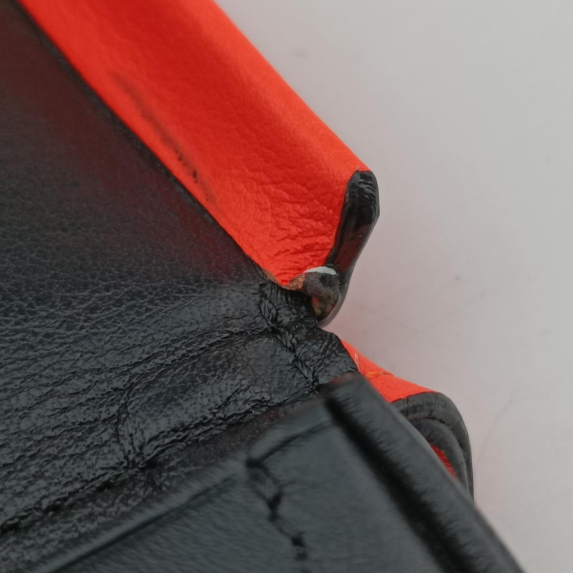 Heel Pouch mini Orange Leather 102011ヒールポーチミニ オレンジ レザー 102011