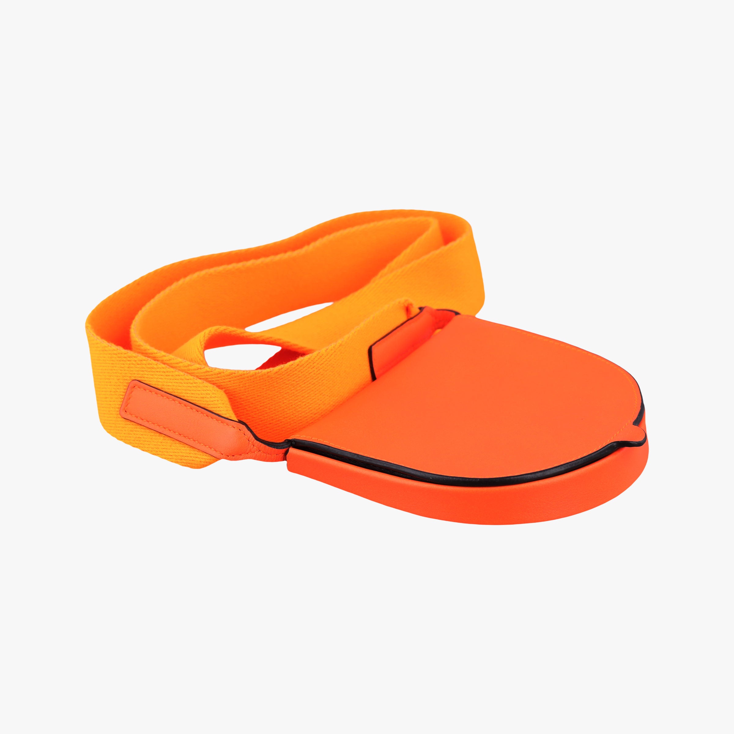 Heel Pouch mini Orange Leather 102011ヒールポーチミニ オレンジ レザー 102011