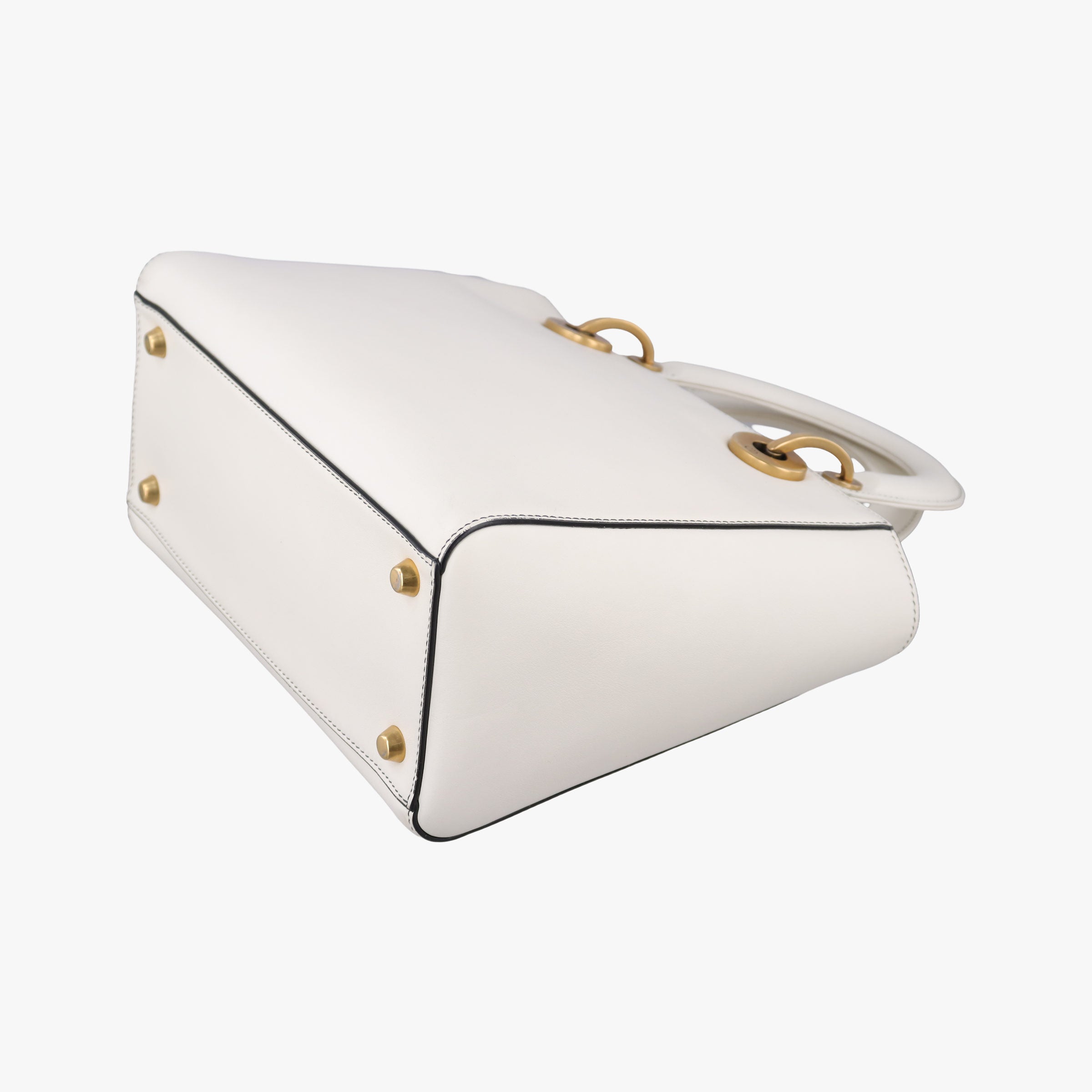 Niki de Saint Phalle Lady Dior White×Multicolour Leather 01-BO-0118ニキ ドゥ サンファル レディ ディオール ホワイト×マルチカラー レザー 01-BO-0118
