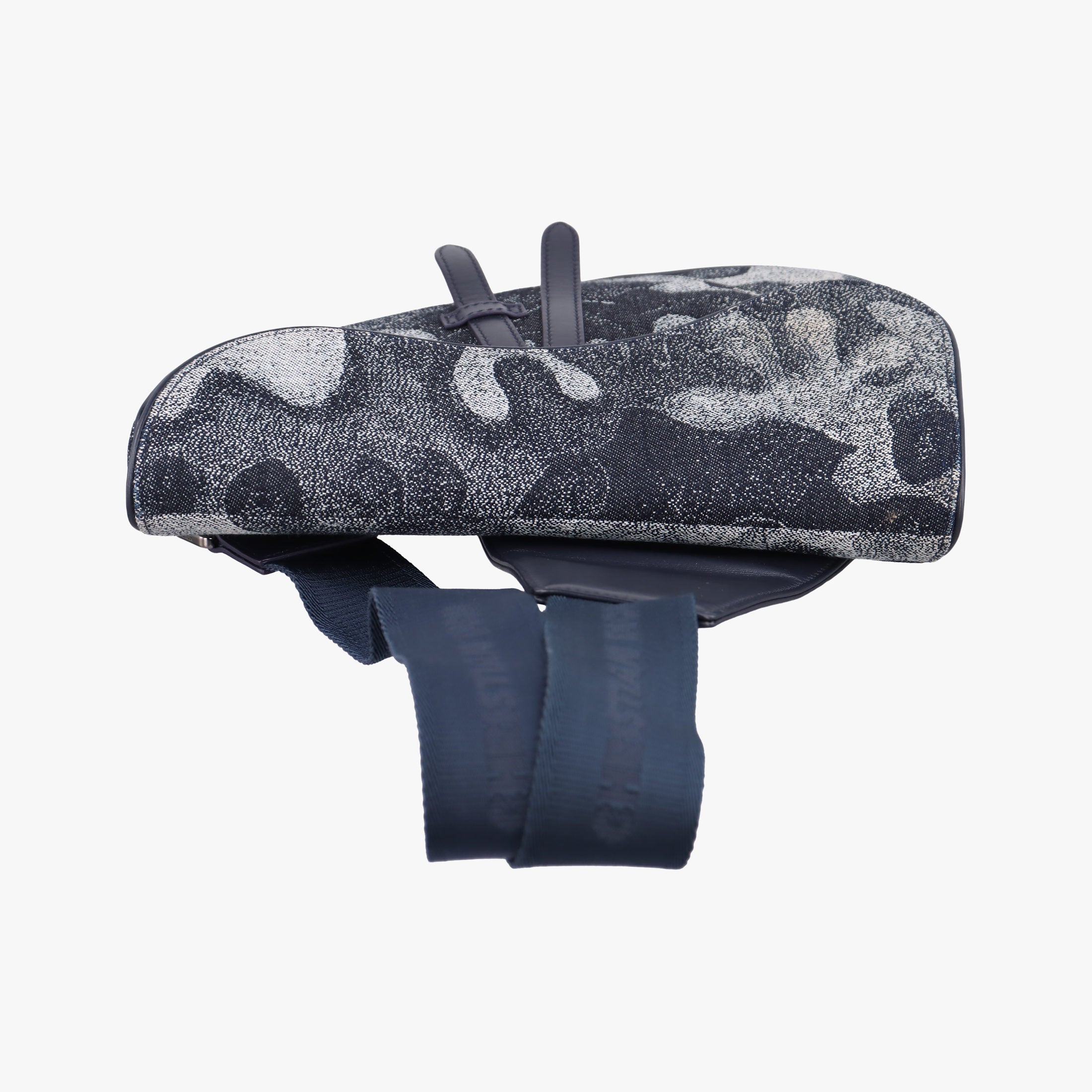 Saddle Navy×white Canvas×Leather 11-BO-0271サドル ネイビー×ホワイト キャンバス×レザー 11-BO-0271
