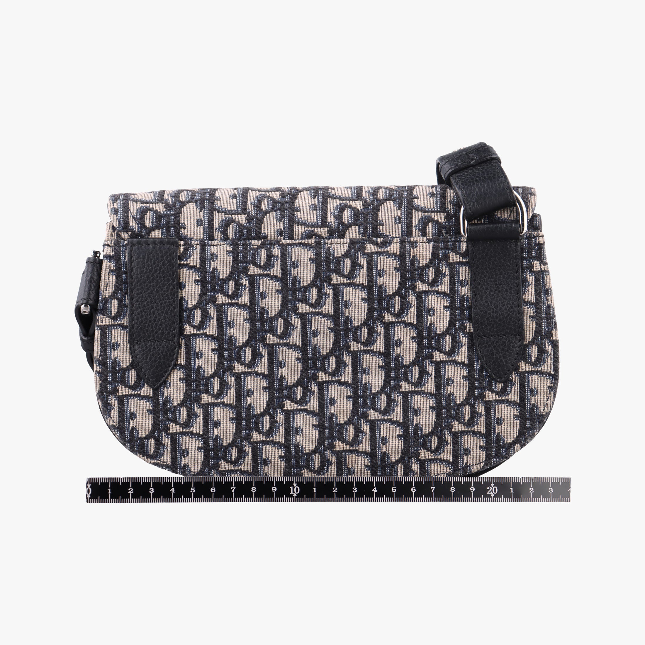 Saddle Pouch Navy×Black Jacquard×Leather 03-BO-0270サドル ポーチ ネイビー×ブラック ジャガード×レザー 03-BO-0270