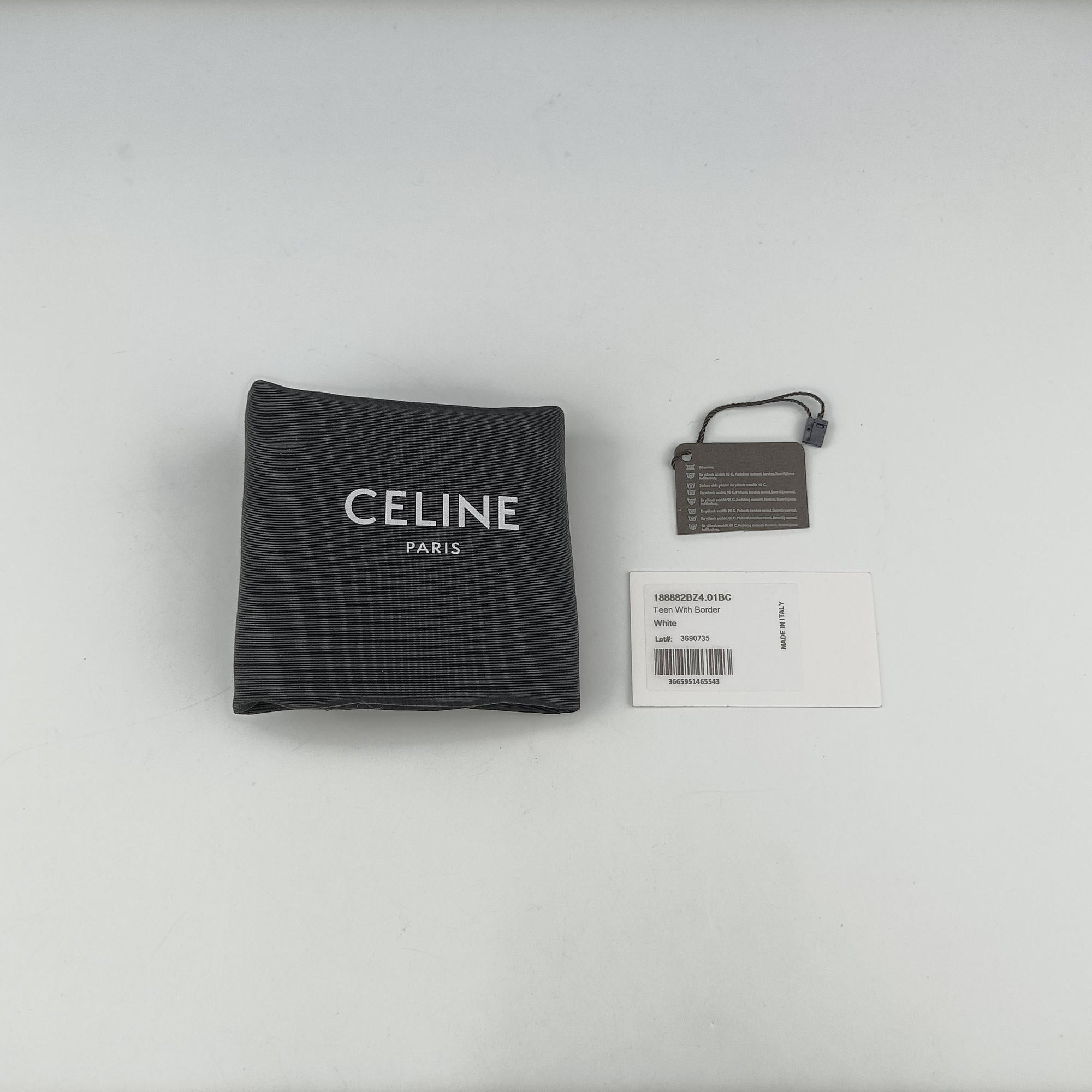 Teen Triomphe White×brown PVC coated canvas S-LM-3251ティーン トリオンフ ホワイト×ブラウン PVCコーティングキャンバス S-LM-3251