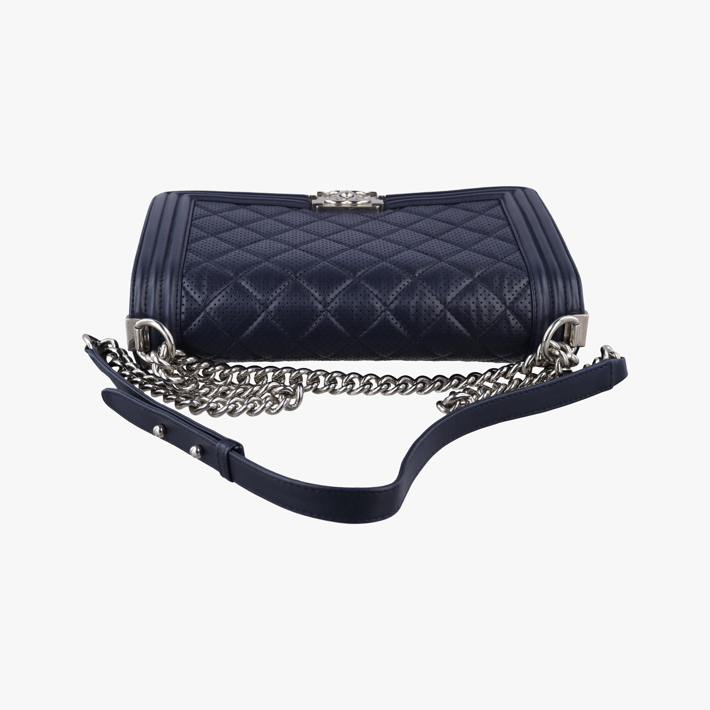 Boy Chanel Matelasse Coco Mark Navy lambskin A90164 19290768ボーイシャネル マトラッセ ココマーク ネイビー ラムスキン A90164 19290768