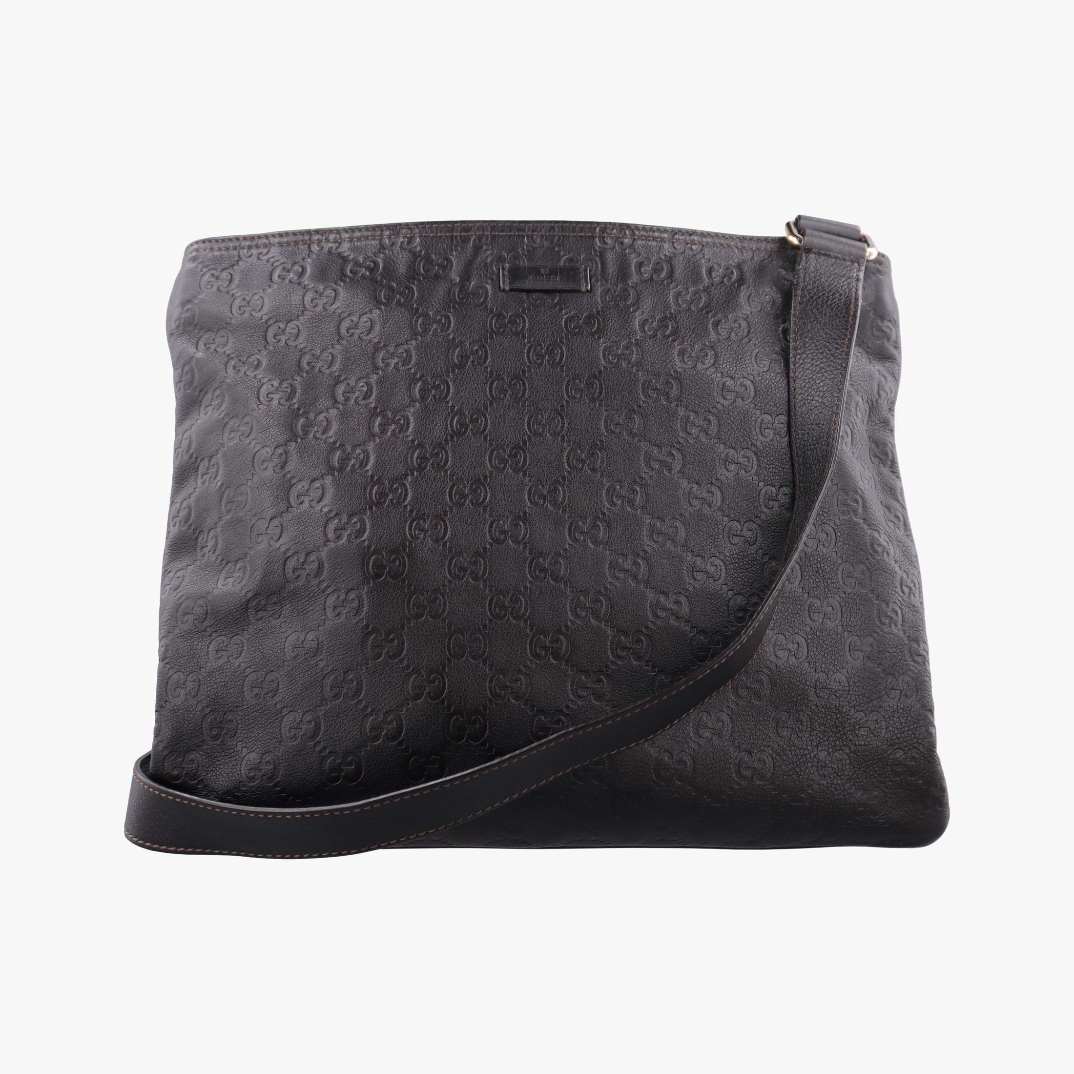 GG Imprime messenger Brown leather 201446 D4980131インプリメ メッセンジャー ブラウン レザー 201446 D4980131