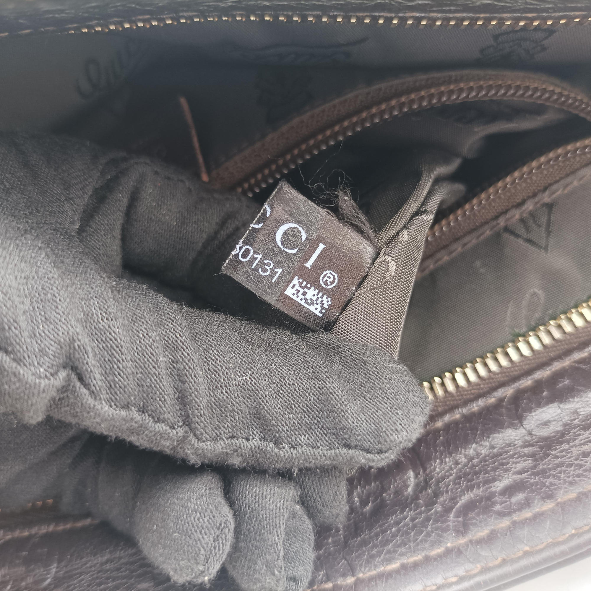 GG Imprime messenger Brown leather 201446 D4980131インプリメ メッセンジャー ブラウン レザー 201446 D4980131