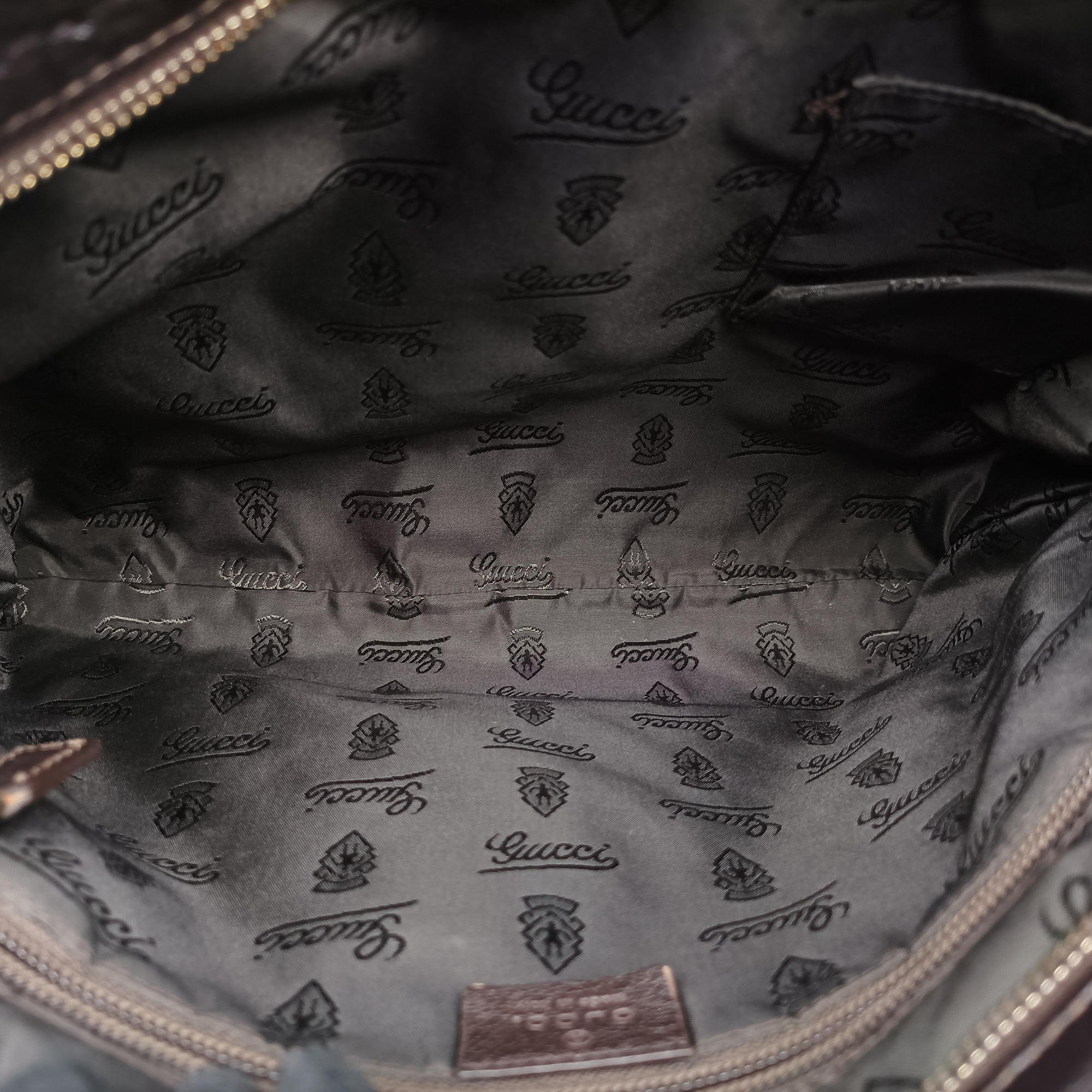 GG Imprime messenger Brown leather 201446 D4980131インプリメ メッセンジャー ブラウン レザー 201446 D4980131