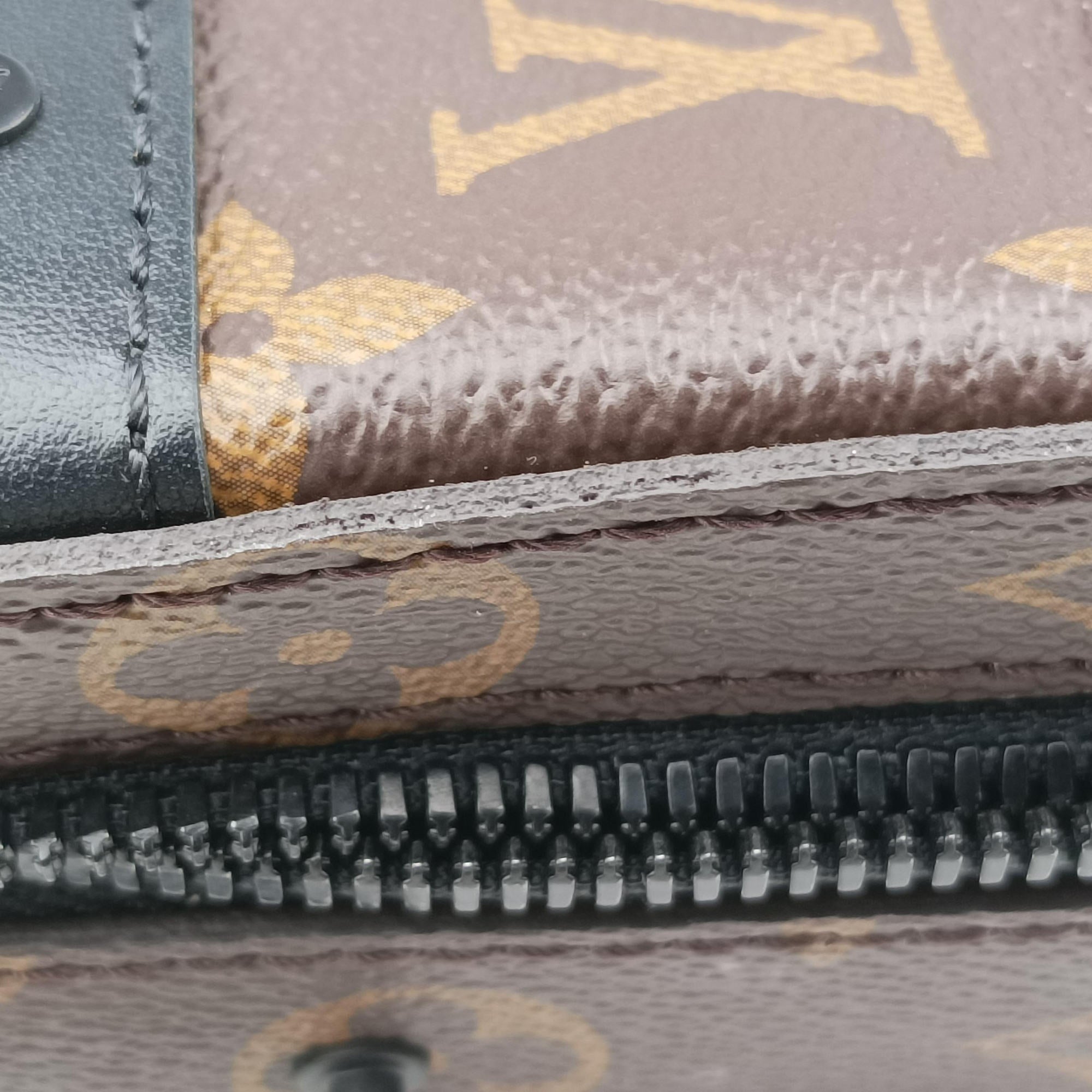 Handle Soft Trunk Brown×black Monogram Macassar×calf leather M45935 IC Chipハンドル ソフトトランク モノグラム/ブラウン×ブラック モノグラムマカサー×カーフレザー M45935 ICチップ