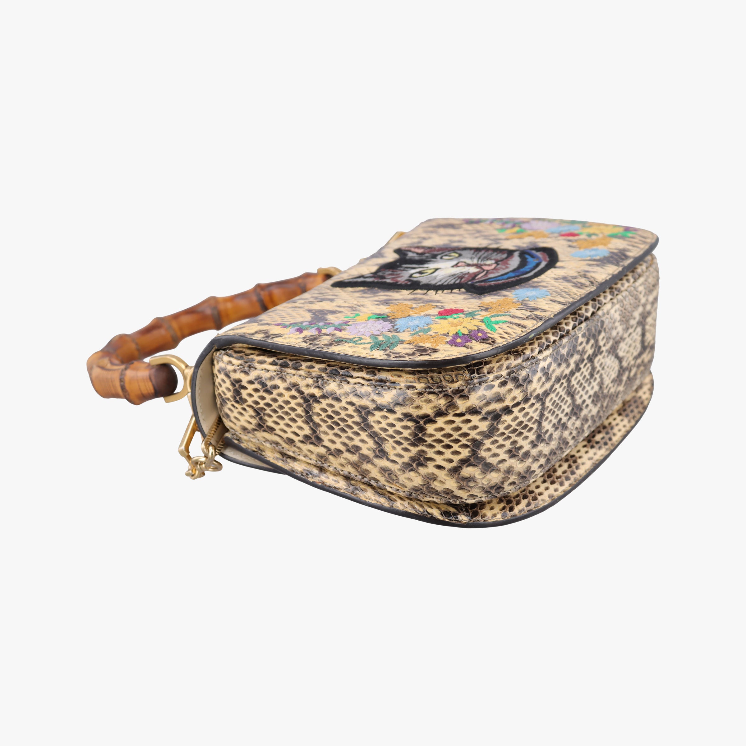 Bamboo Beige×Multi snakeskin 495880 E024438431バンブー ベージュ×マルチ ヘビ革 495880 E024438431