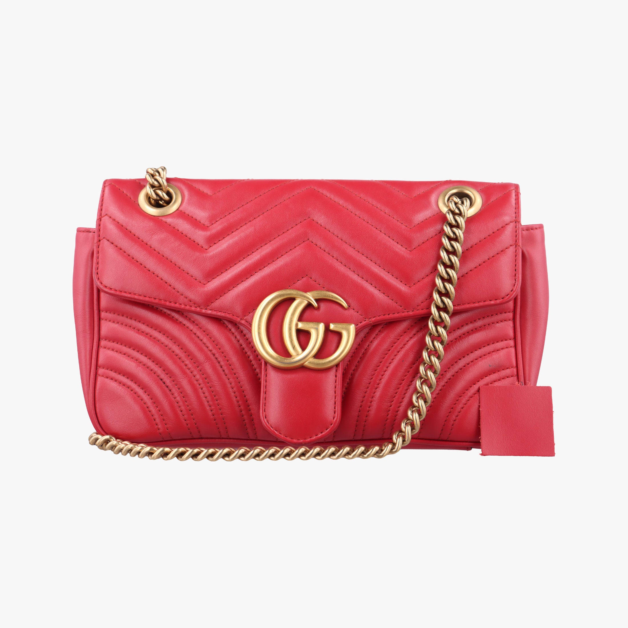 GG Marmont Red Leather 443497 G023466172GGマーモント レッド レザー 443497 G023466172