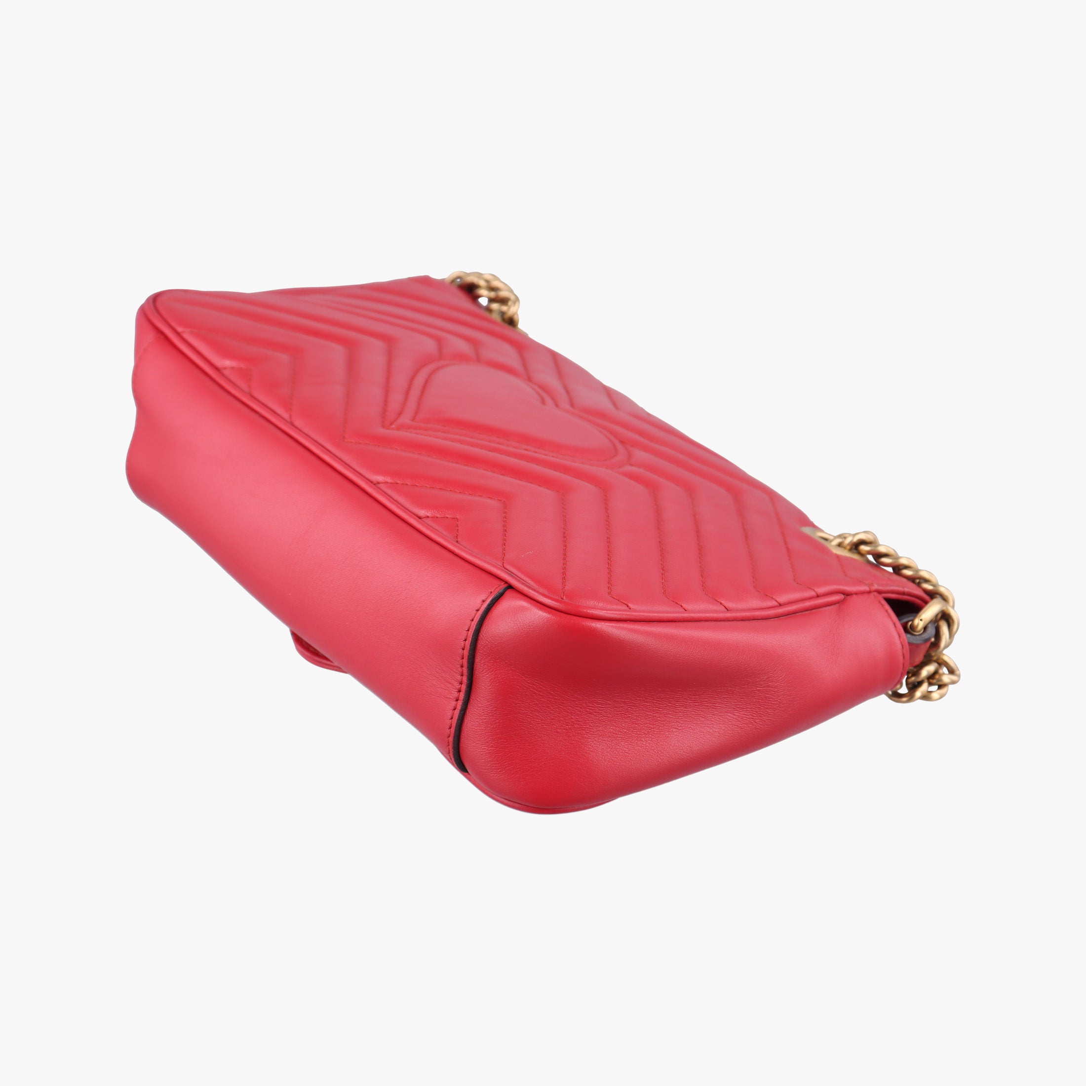 GG Marmont Red Leather 443497 G023466172GGマーモント レッド レザー 443497 G023466172
