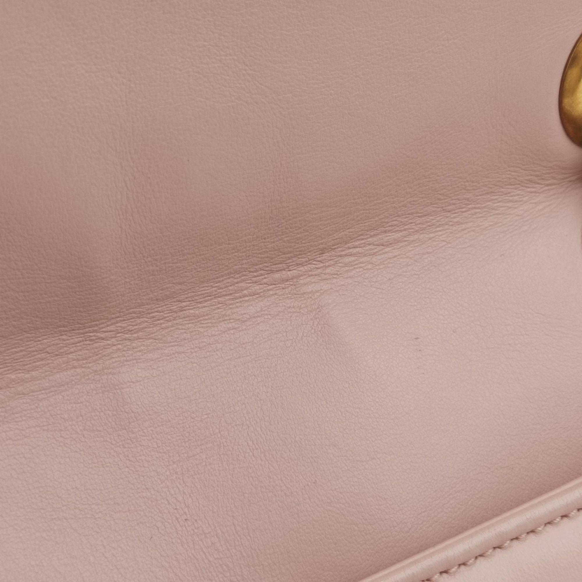 GG Marmont Pink Leather 443497 I024284789GGマーモント ピンク レザー 443497 I024284789