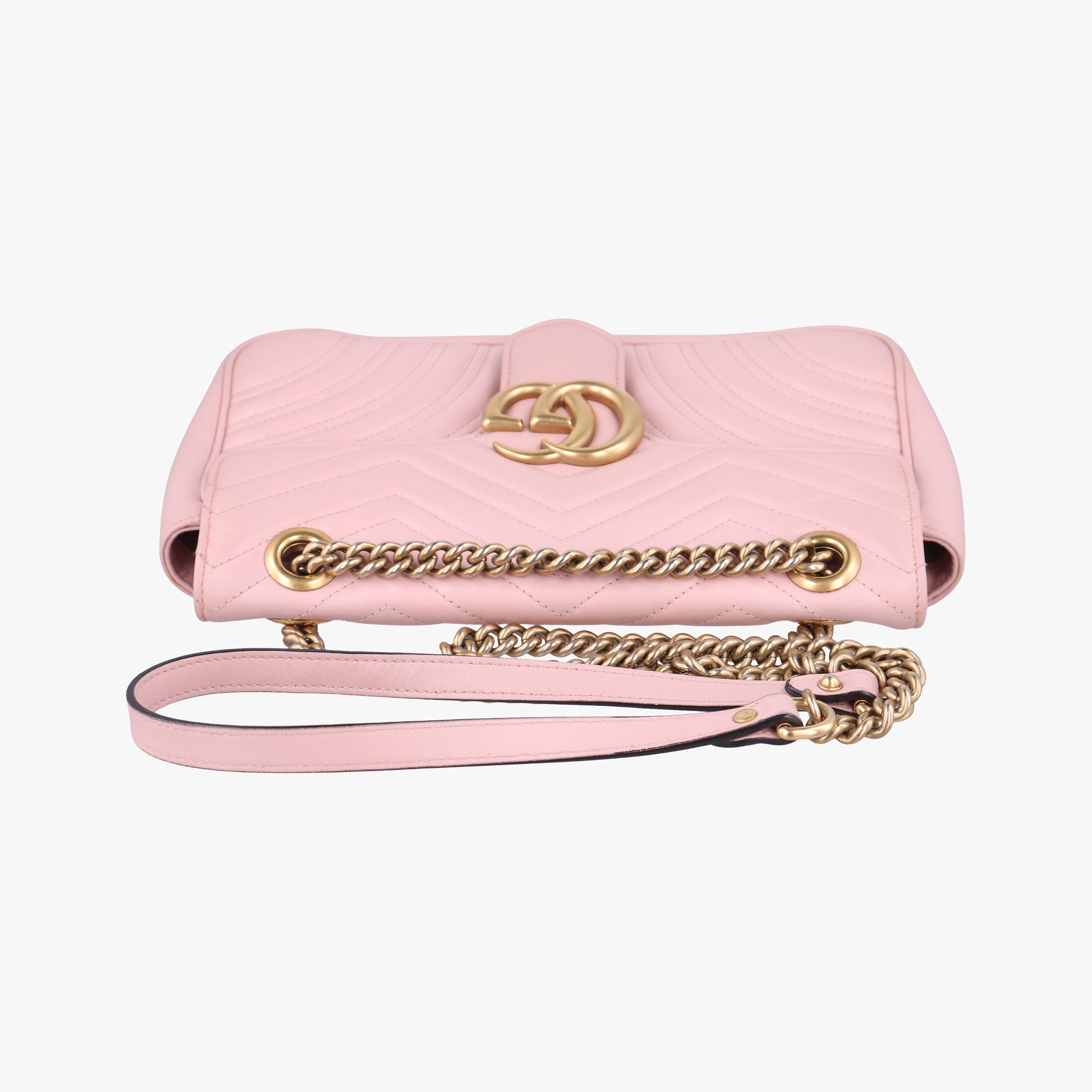 GG Marmont Pink Leather 443497 I024284789GGマーモント ピンク レザー 443497 I024284789