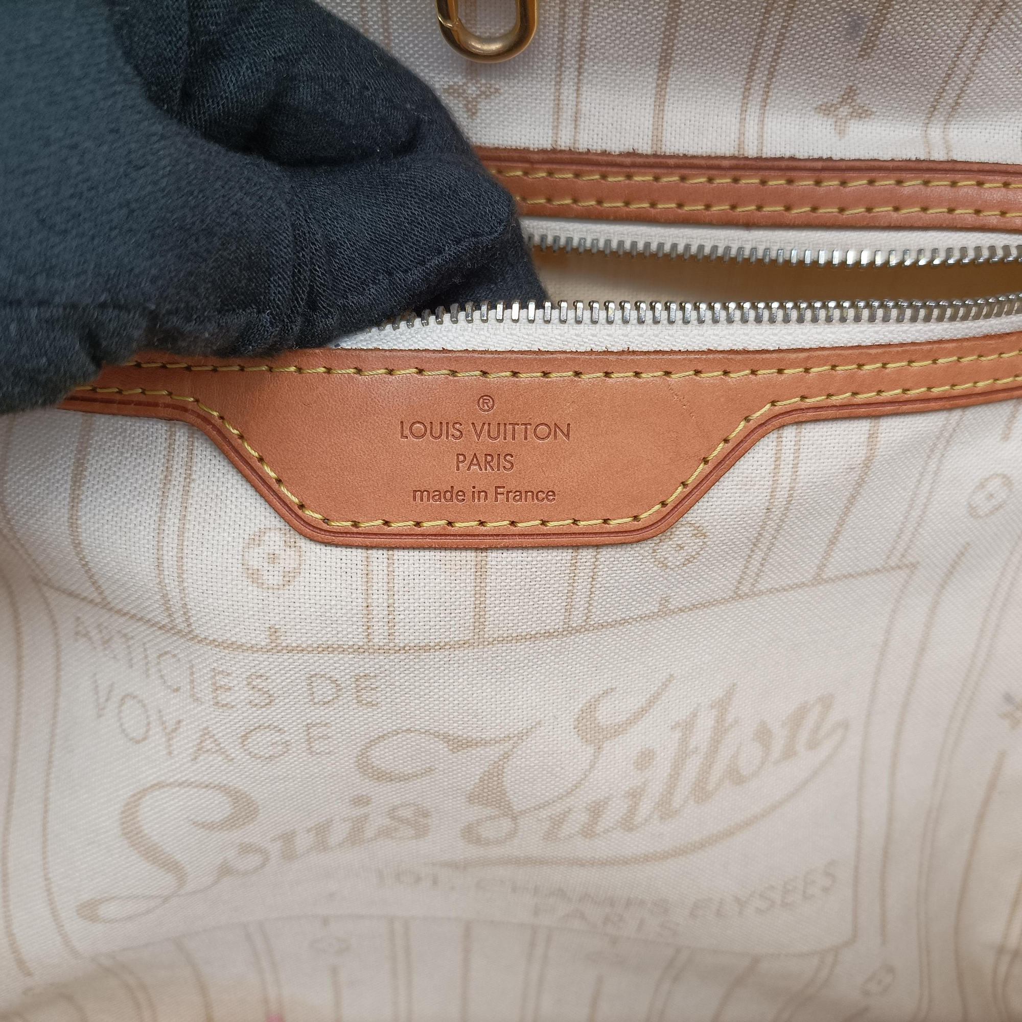 Neverfull MM Azur Damier Canvas N51107 SA3182ネヴァーフルMM アズール ダミエキャンバス N51107 SA3182