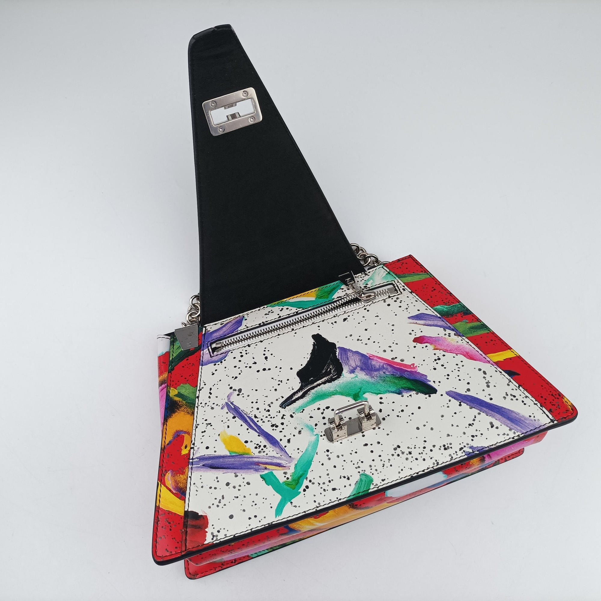 Splash Print Trapeze Bag Multicolor Leather M53791 PL0189 IC Chipスプラッシュプリント トラペーズバッグ マルチカラー レザー M53791 PL0189 ICチップ