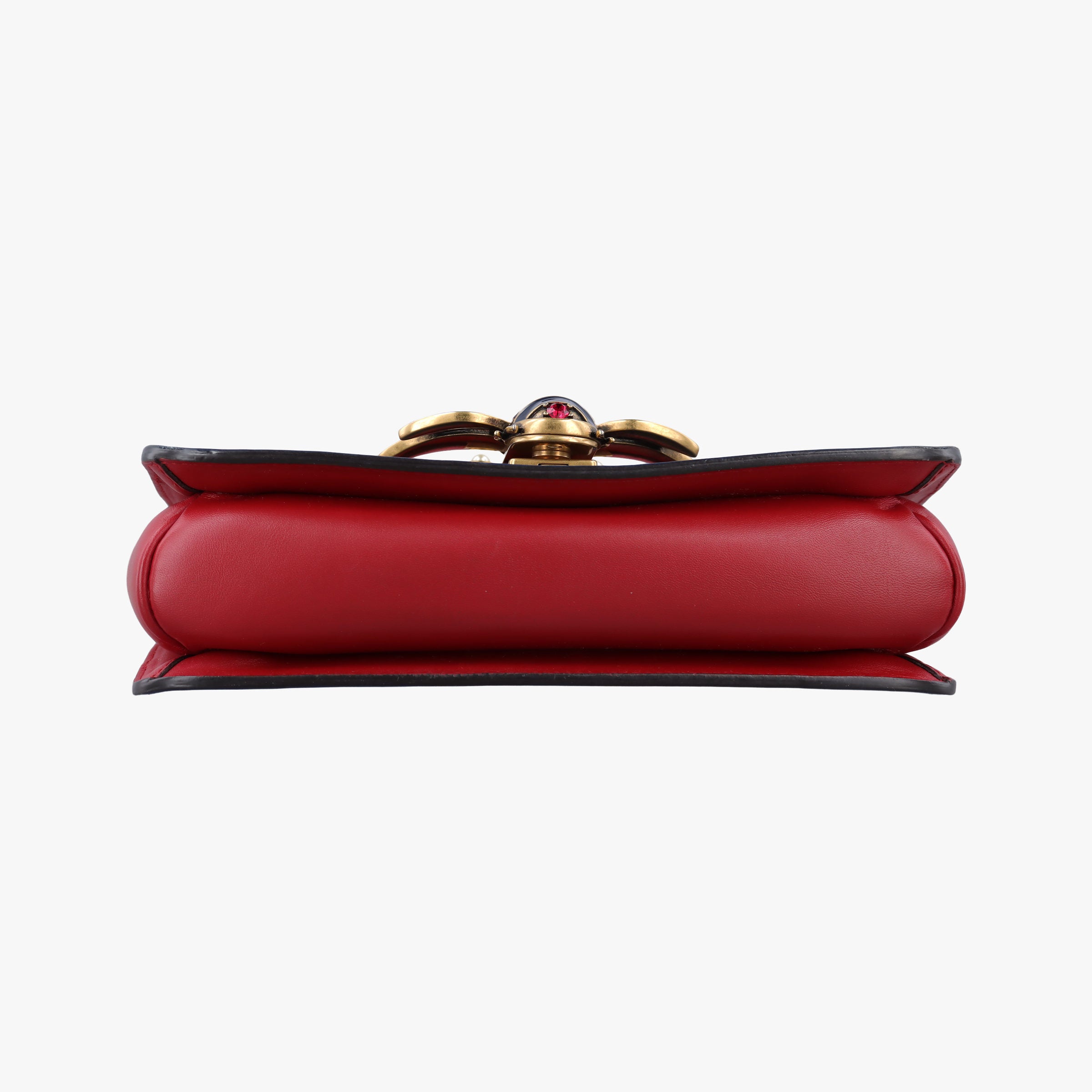 Queen Margaret Ivory×Red×Navy Leather 476542 G024525180クイーン マーガレット アイボリー×レッド×ネイビー レザー 476542 G024525180