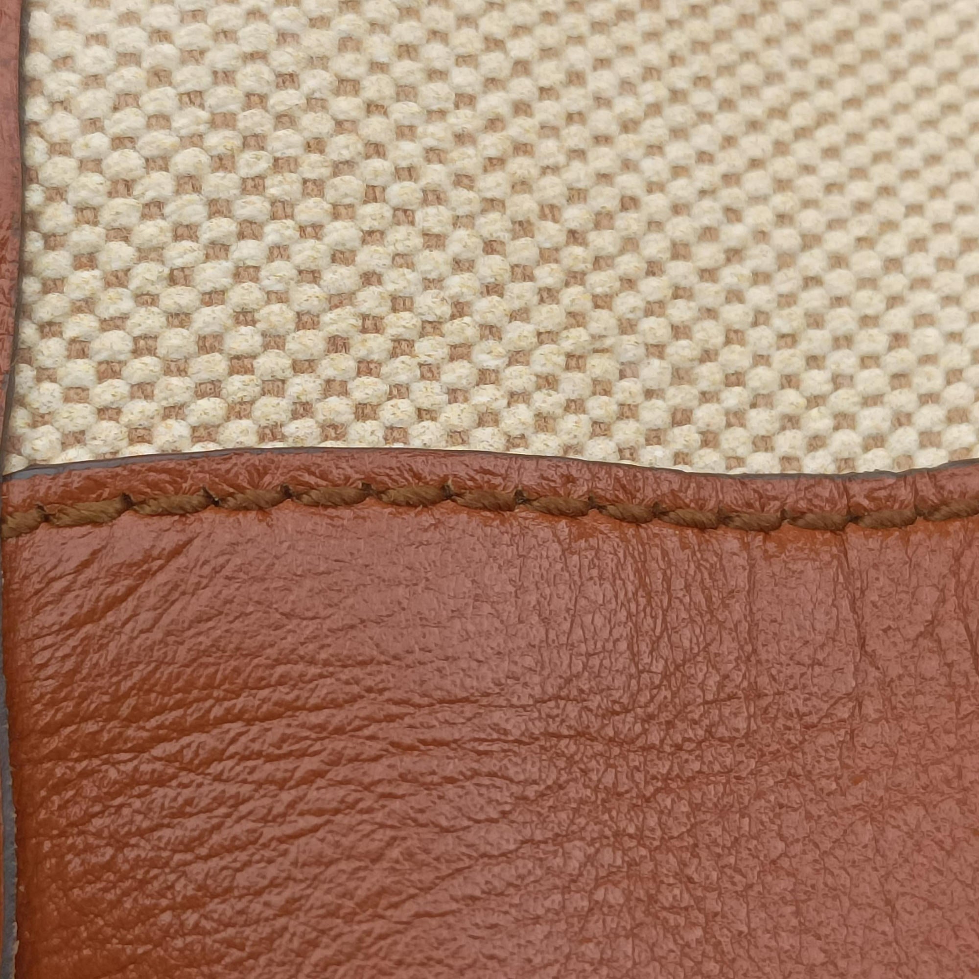 Rajah Beige × Brown Leather×Canvas 537219 H028698765ラジャ ベージュ × ブラウン レザー×キャンバス 537219 H028698765