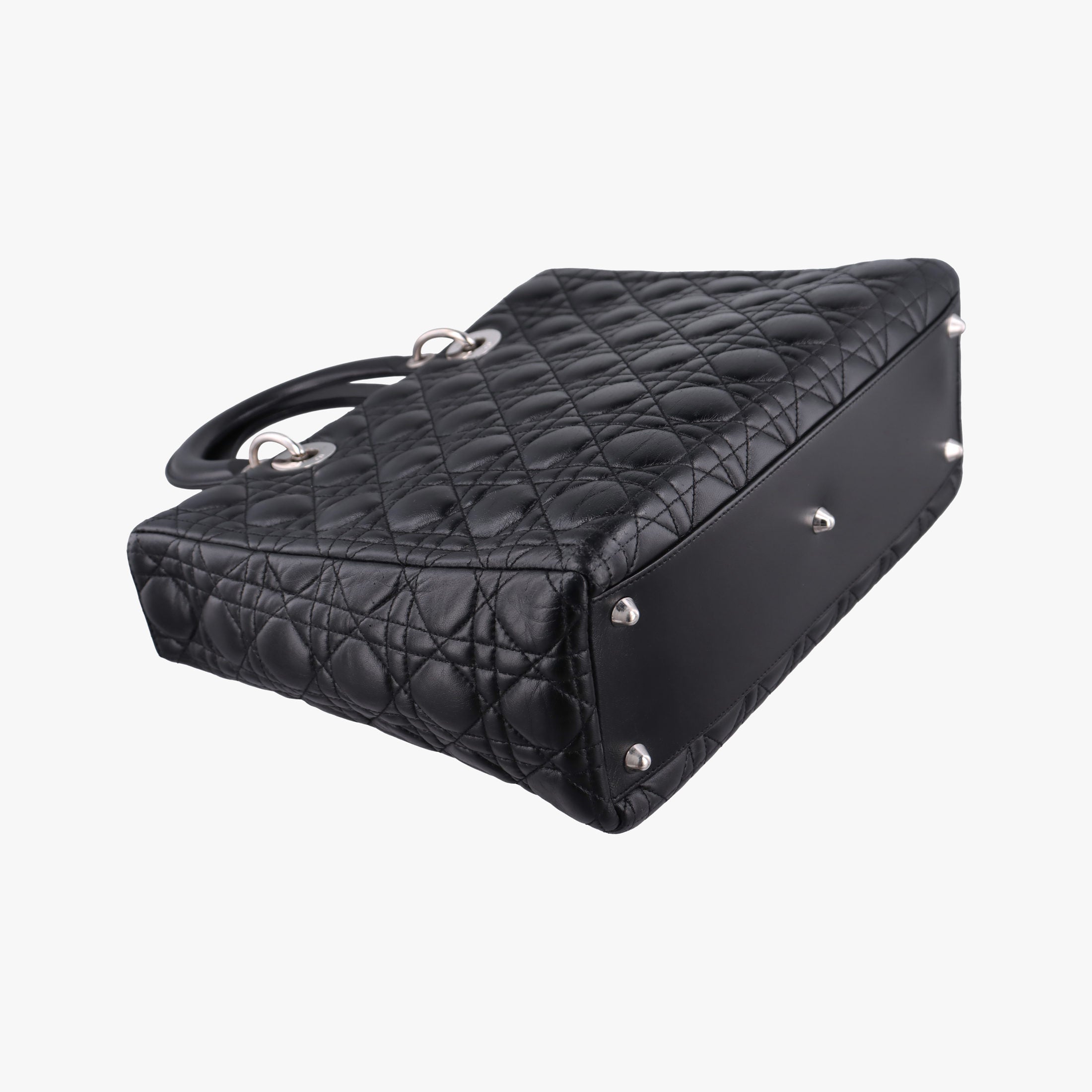 Lady Dior Black lambskin 05-MA-0069レディディオール ブラック ラムスキン 05-MA-0069