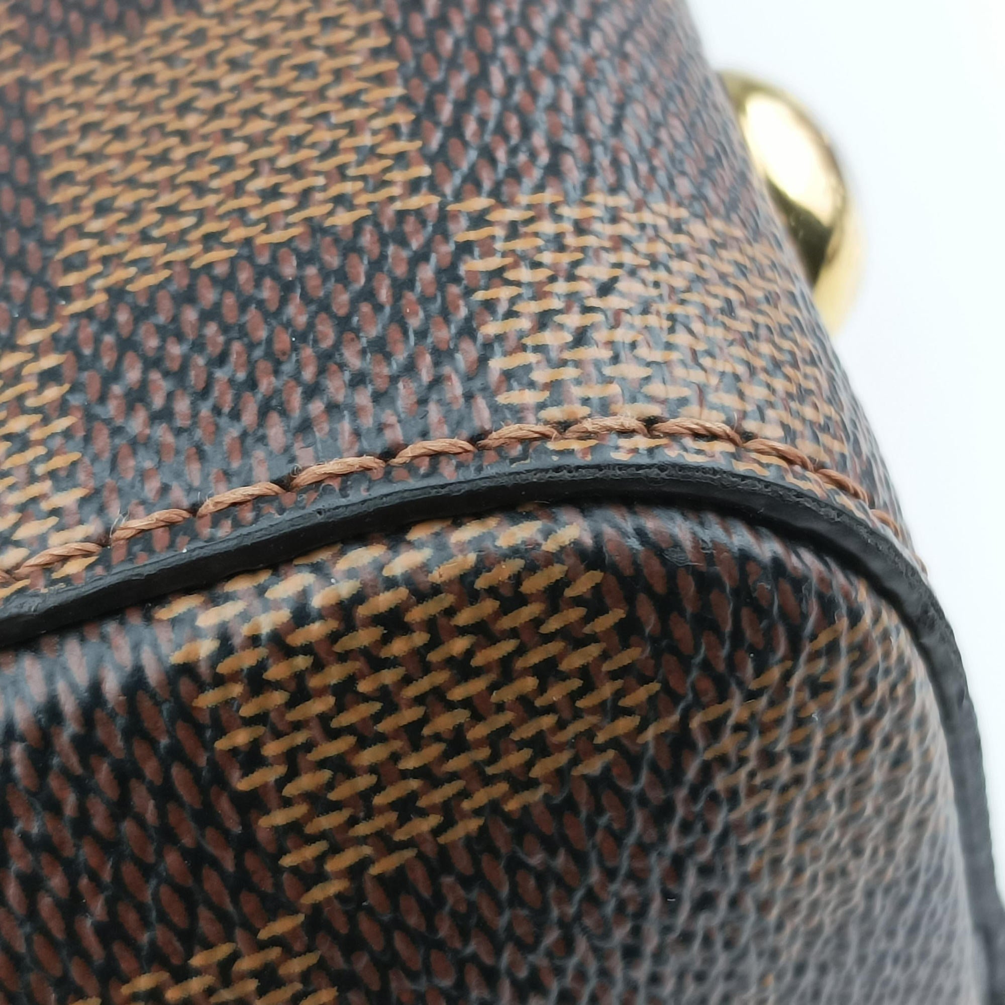 BOND STREET EBENE×bordeaux Damier Canvas aTaurillon leather N64416 TR4167 IC Chipボンド ストリート エベヌ×ボルドー ダミエ キャンバス×トリヨンレザー N64416 TR4167 ICチップ