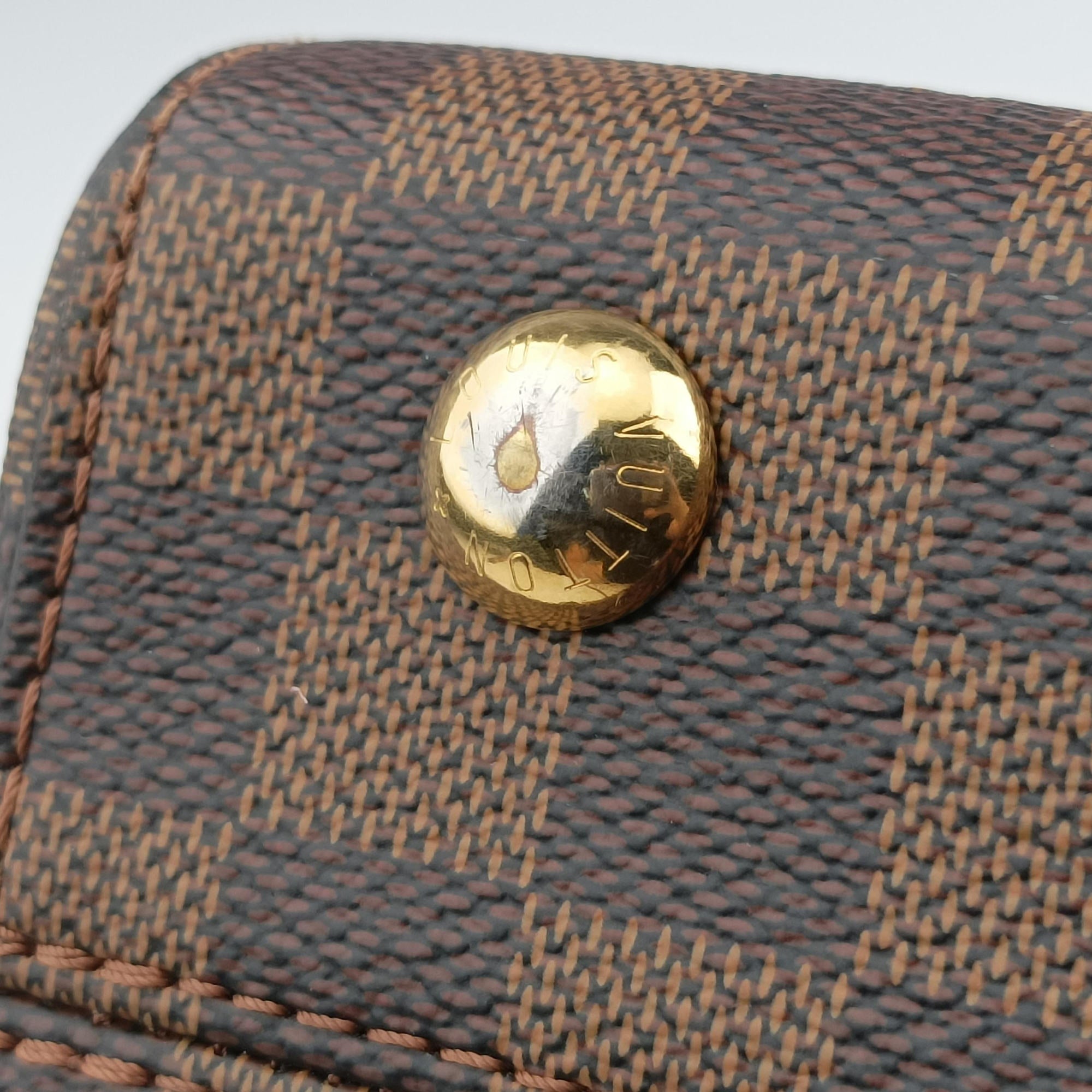 BOND STREET EBENE×bordeaux Damier Canvas aTaurillon leather N64416 TR4167 IC Chipボンド ストリート エベヌ×ボルドー ダミエ キャンバス×トリヨンレザー N64416 TR4167 ICチップ
