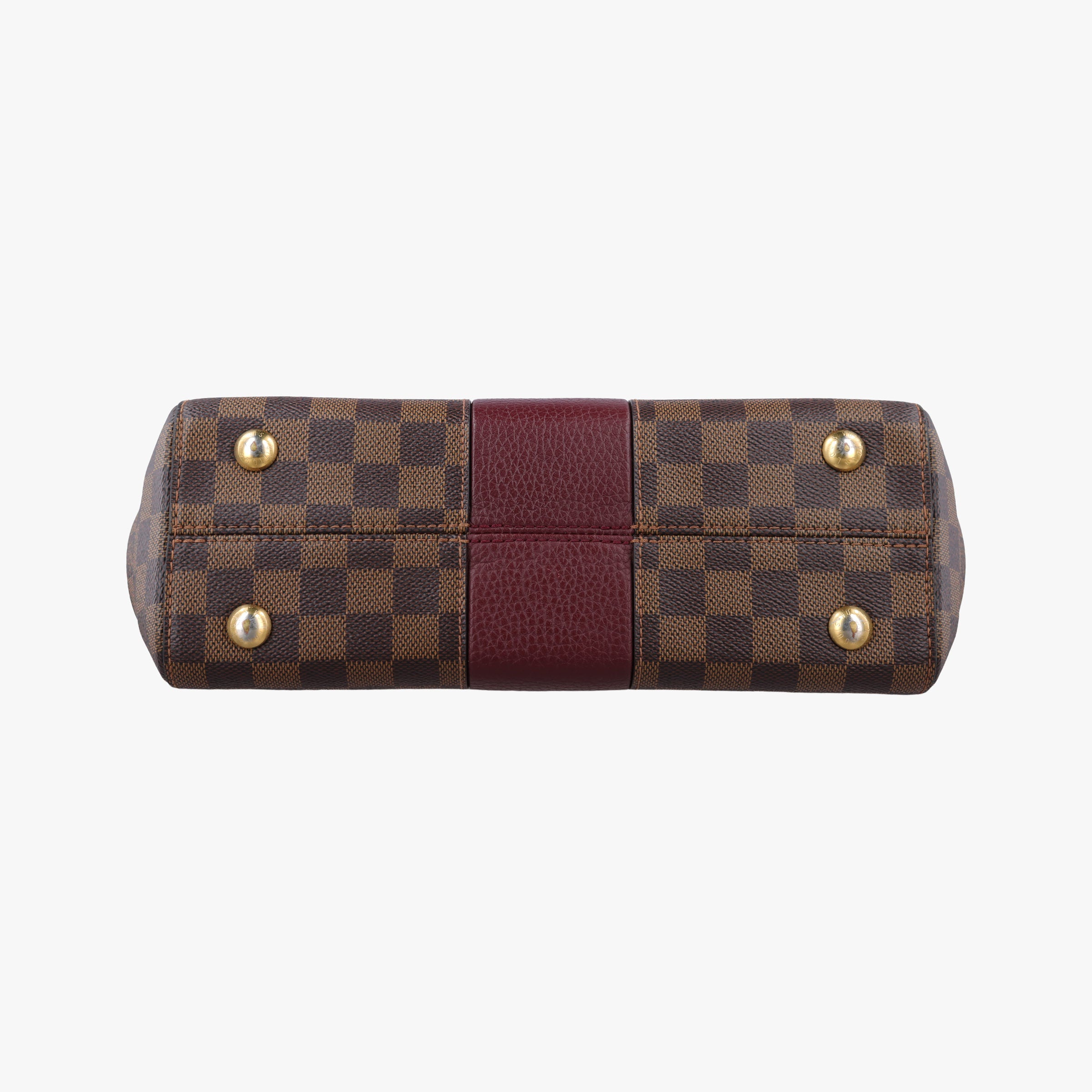 BOND STREET EBENE×bordeaux Damier Canvas aTaurillon leather N64416 TR4167 IC Chipボンド ストリート エベヌ×ボルドー ダミエ キャンバス×トリヨンレザー N64416 TR4167 ICチップ