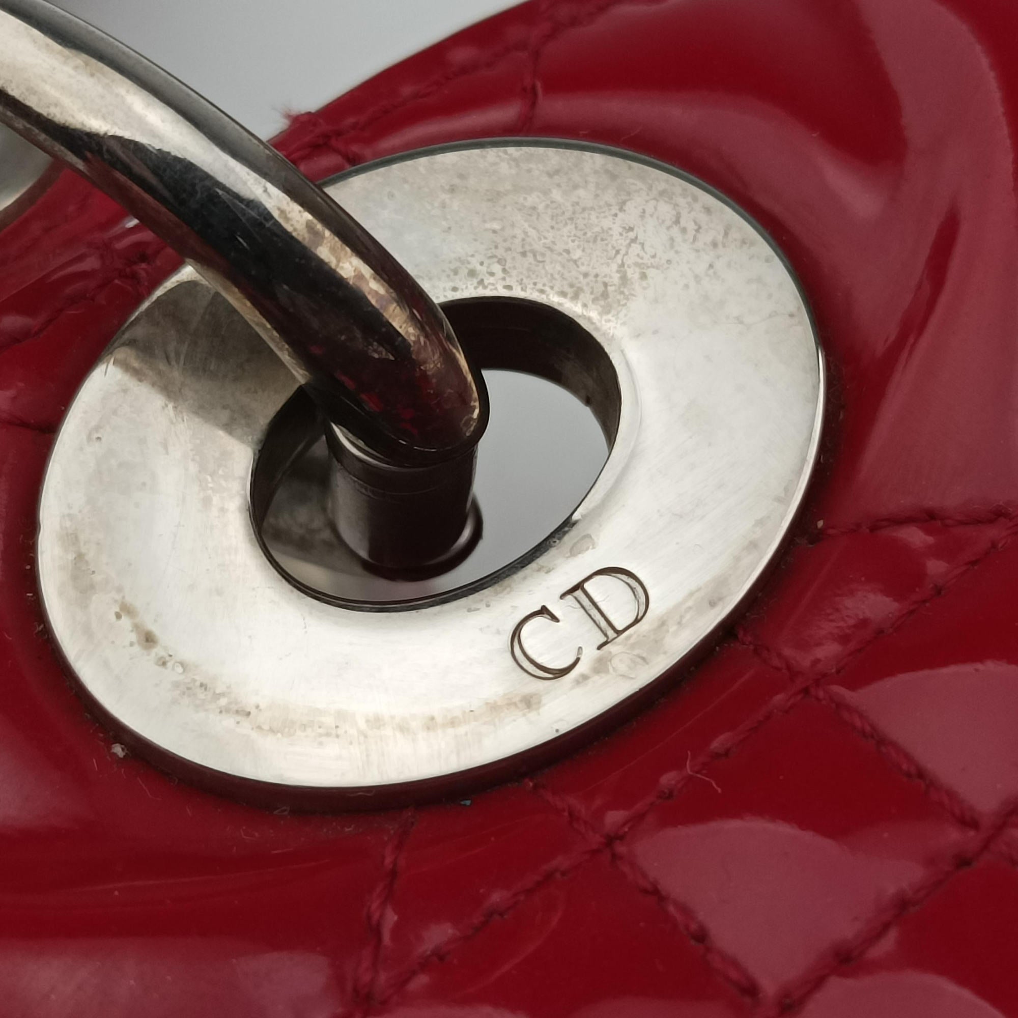 Lady Dior Red Patent 05-MA-0152レディディオール レッド パテント 05-MA-0152