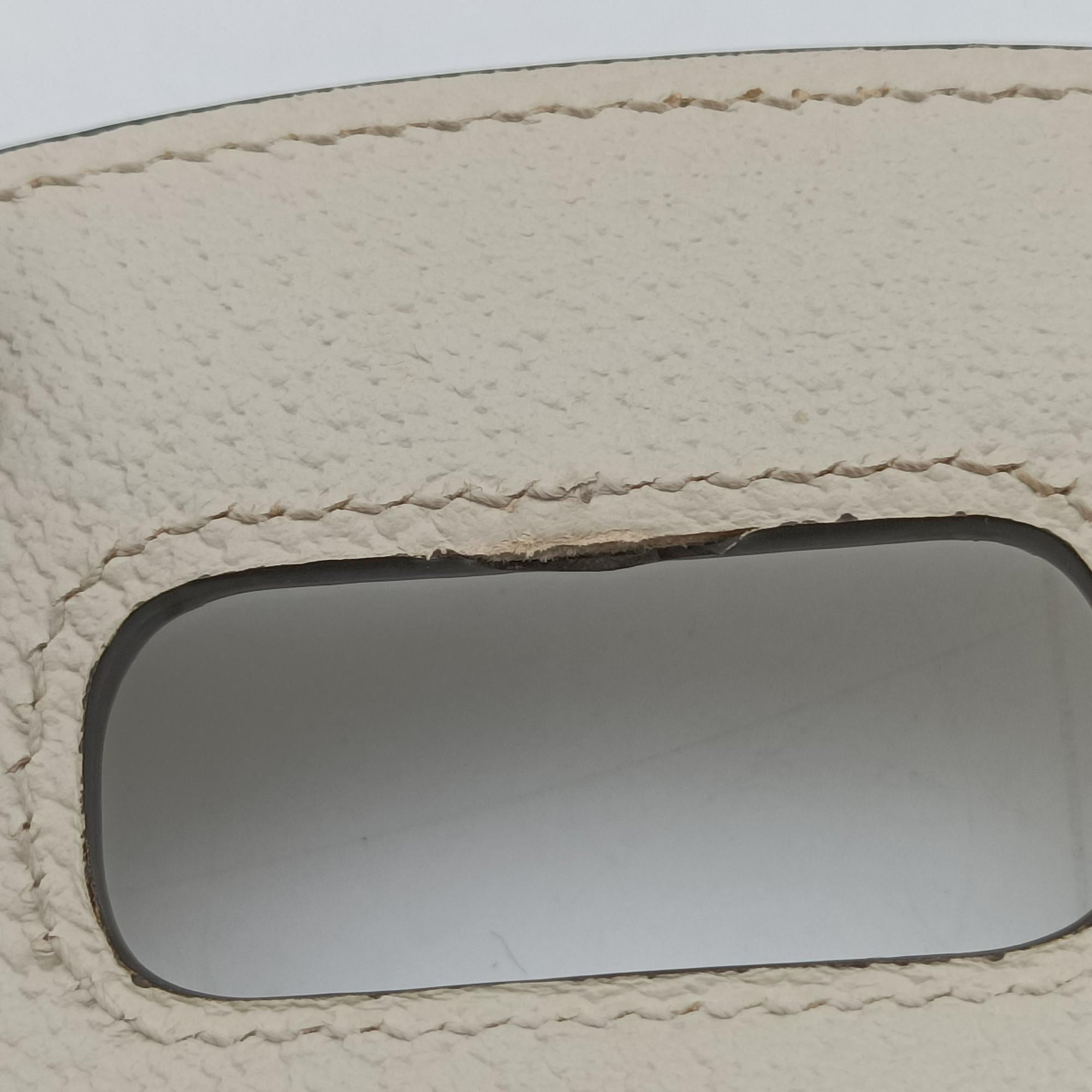 New Bamboo White Leather×Canvas 675797 ニューバンブー ホワイト レザー×キャンバス 675797
