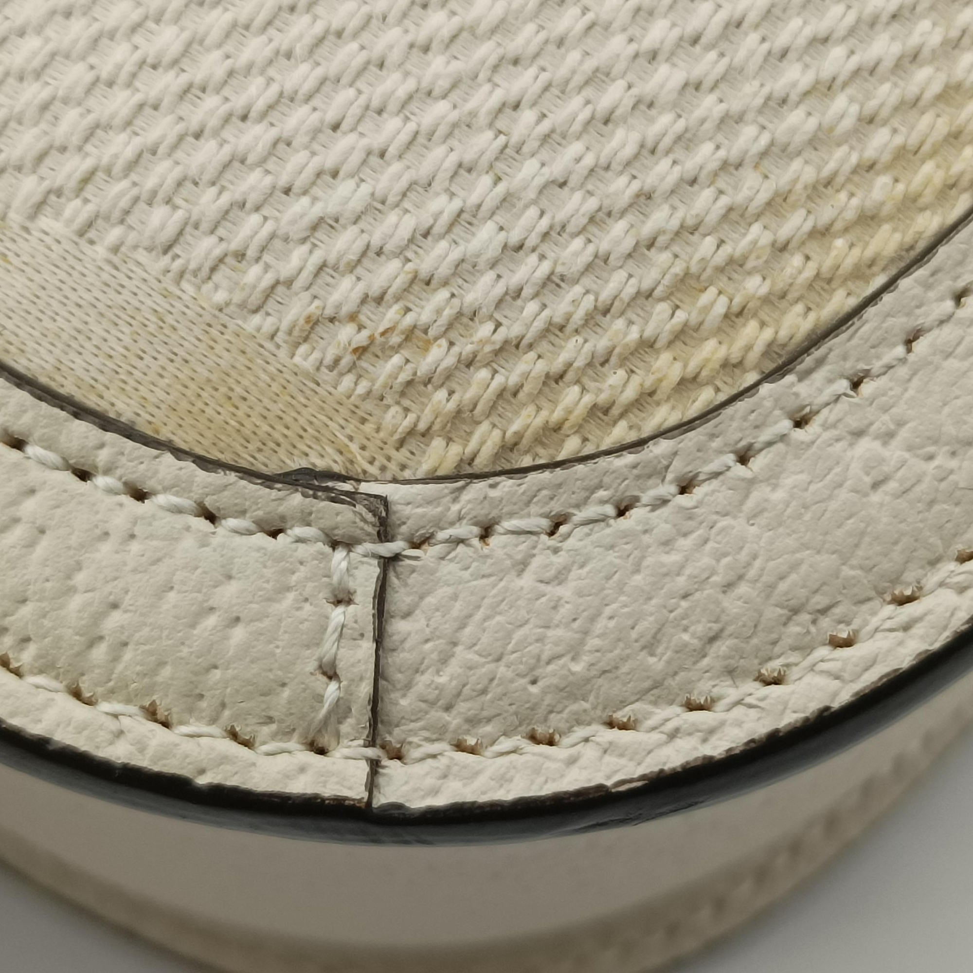 New Bamboo White Leather×Canvas 675797 ニューバンブー ホワイト レザー×キャンバス 675797