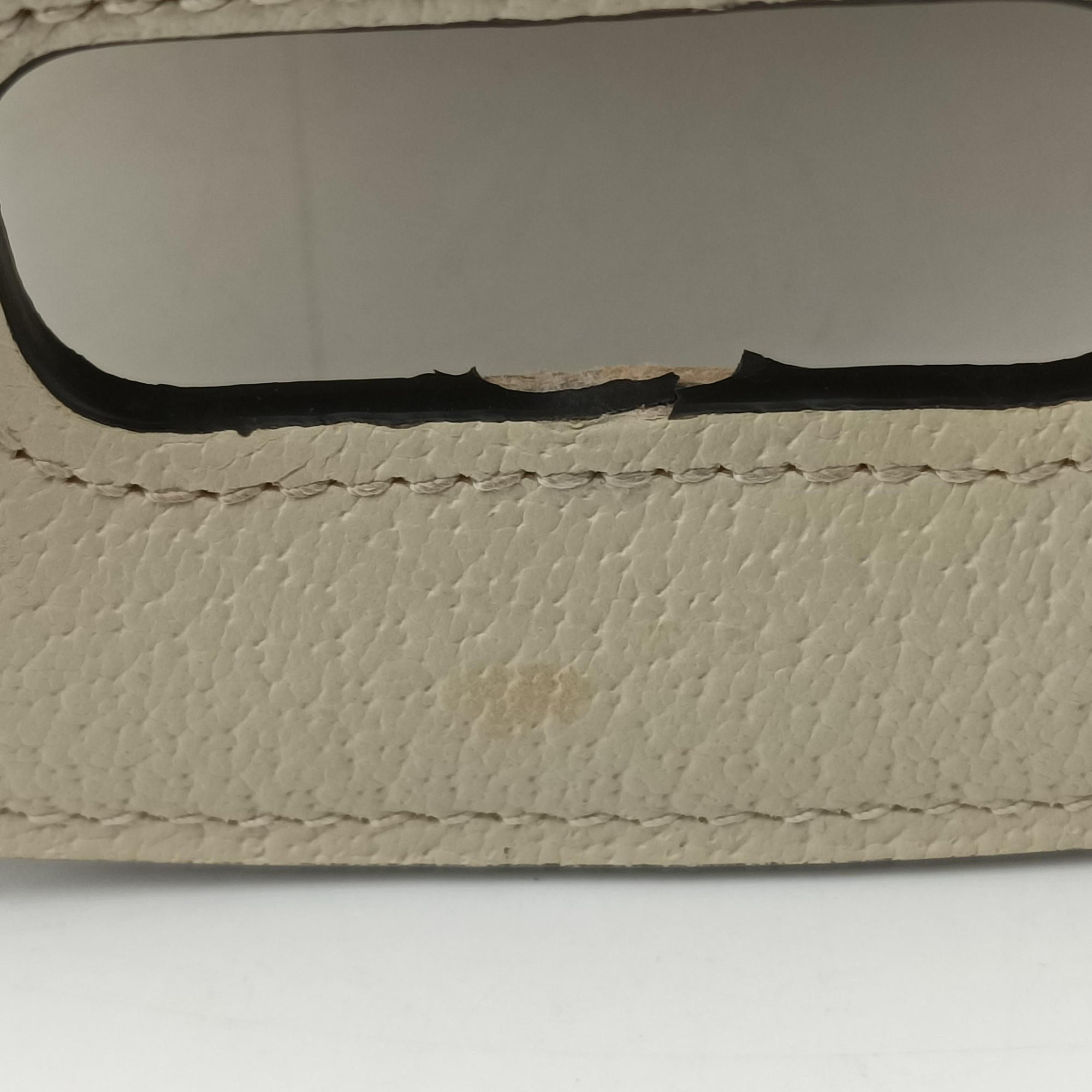 New Bamboo White Leather×Canvas 675797 ニューバンブー ホワイト レザー×キャンバス 675797