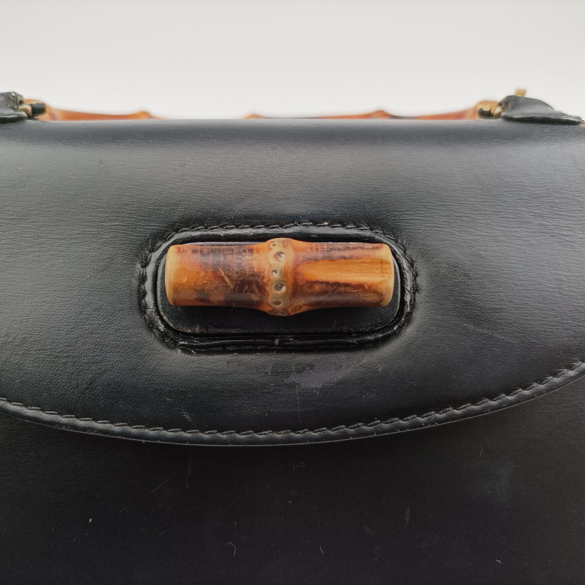 Bamboo Black Leather 000204 バンブー ブラック レザー 000204