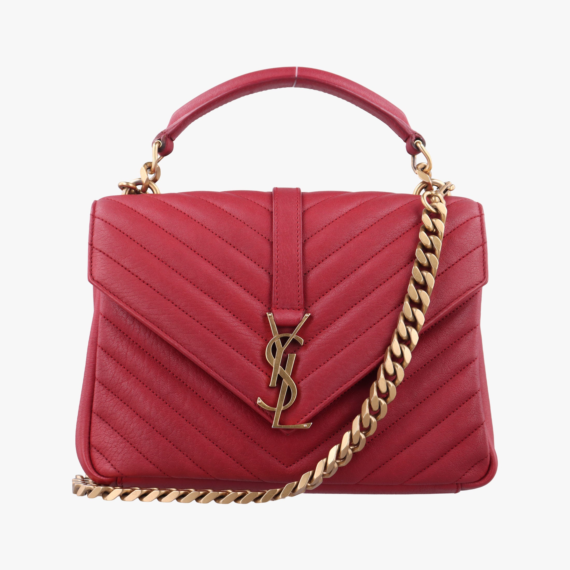 COLLEGE Red Leather 428056 Lot number unknownカレッジ レッド レザー 428056 製番不明