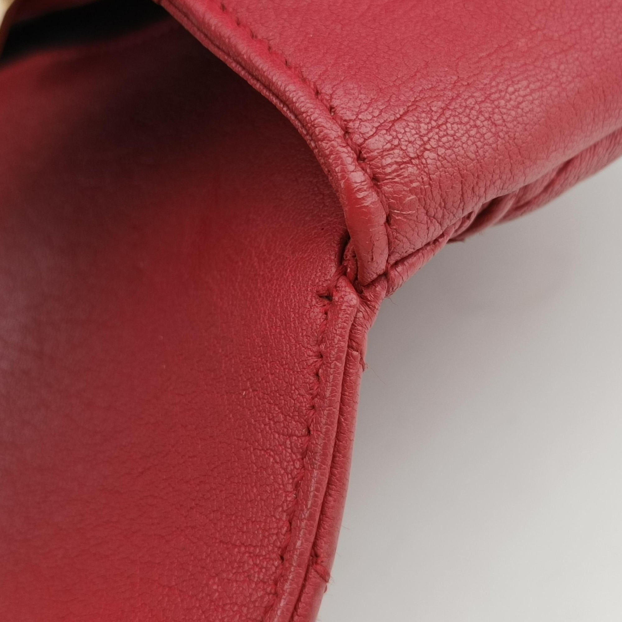 COLLEGE Red Leather 428056 Lot number unknownカレッジ レッド レザー 428056 製番不明