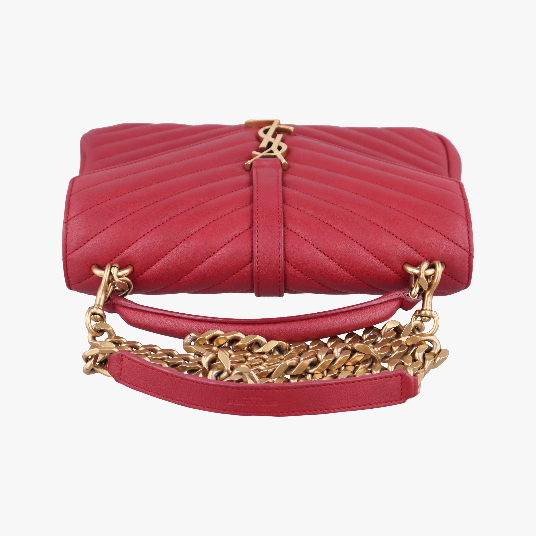 COLLEGE Red Leather 428056 Lot number unknownカレッジ レッド レザー 428056 製番不明