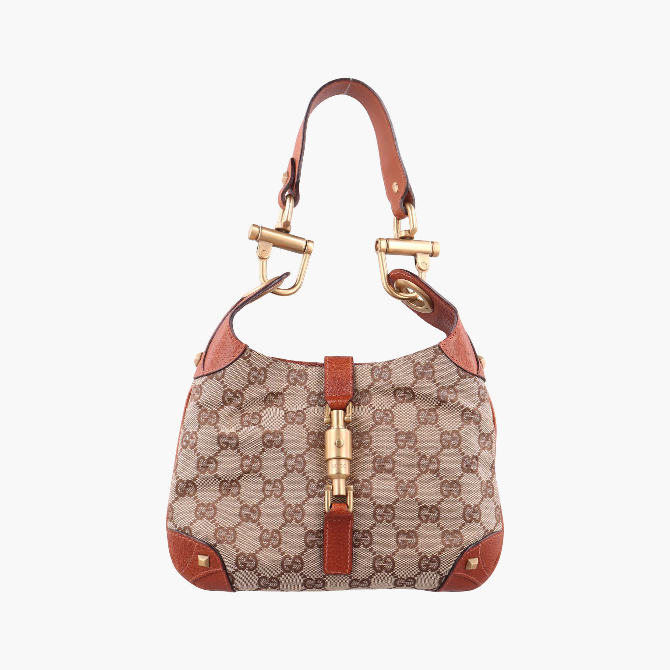 Piston Lock Jackie Hobo Brown canvas×leather 120885 ニュージャッキー ブラウン キャンバス×レザー 120885