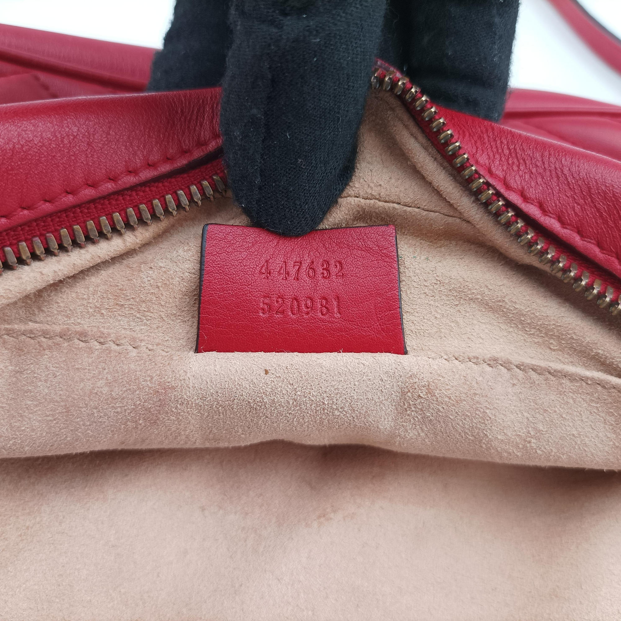 GG Marmont Red Leather 447632 B020971303GGマーモント レッド レザー 447632 B020971303
