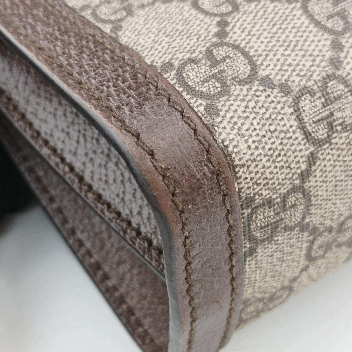 Ophidia Brown×Red×Green PVC coated canvas×Leather 503877 F022994361オフィディア ブラウン×レッド×グリーン PVCコーティングキャンバス×レザー 503877 F022994361