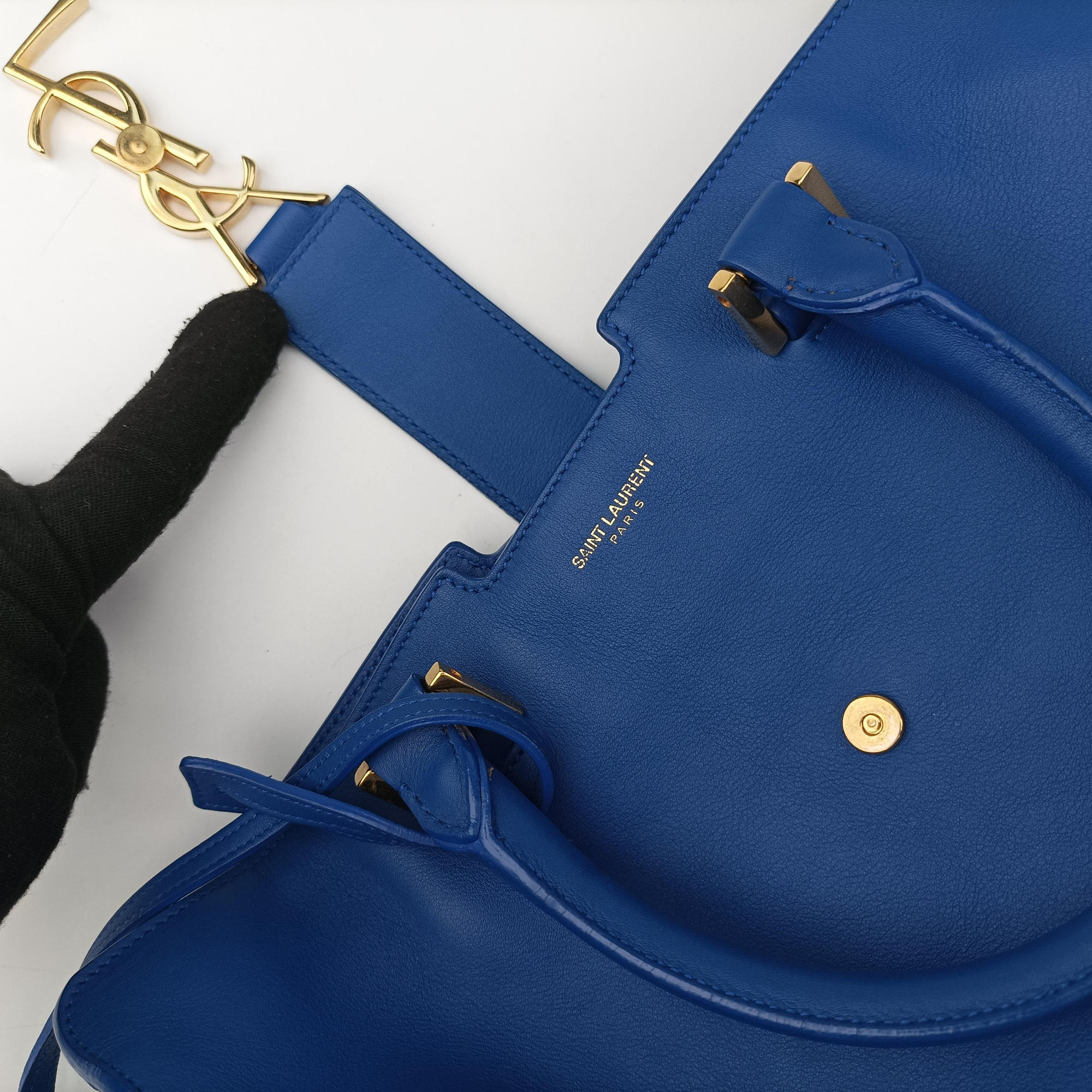 BABY CABAS Blue Leather 394461 FMR394461.0715ベイビーカバス ブルー レザー 394461 FMR394461.0715