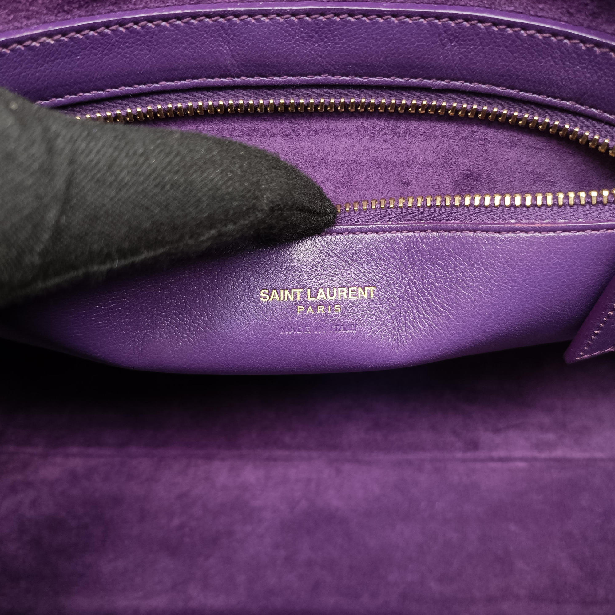 baby Cabas Purple Leather 357395 DMR357395.1014ベイビーカバス パープル レザー 357395 DMR357395.1014