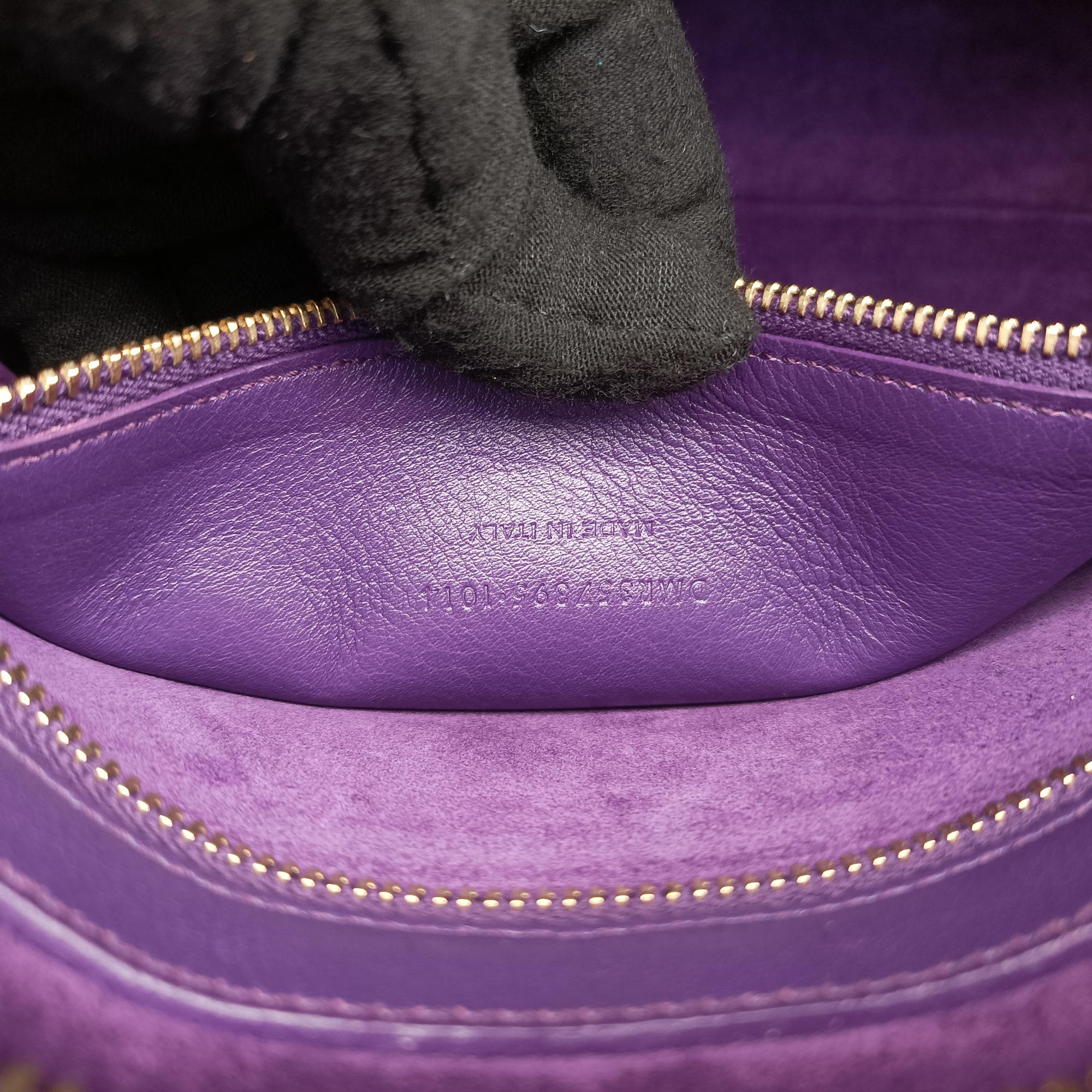 baby Cabas Purple Leather 357395 DMR357395.1014ベイビーカバス パープル レザー 357395 DMR357395.1014